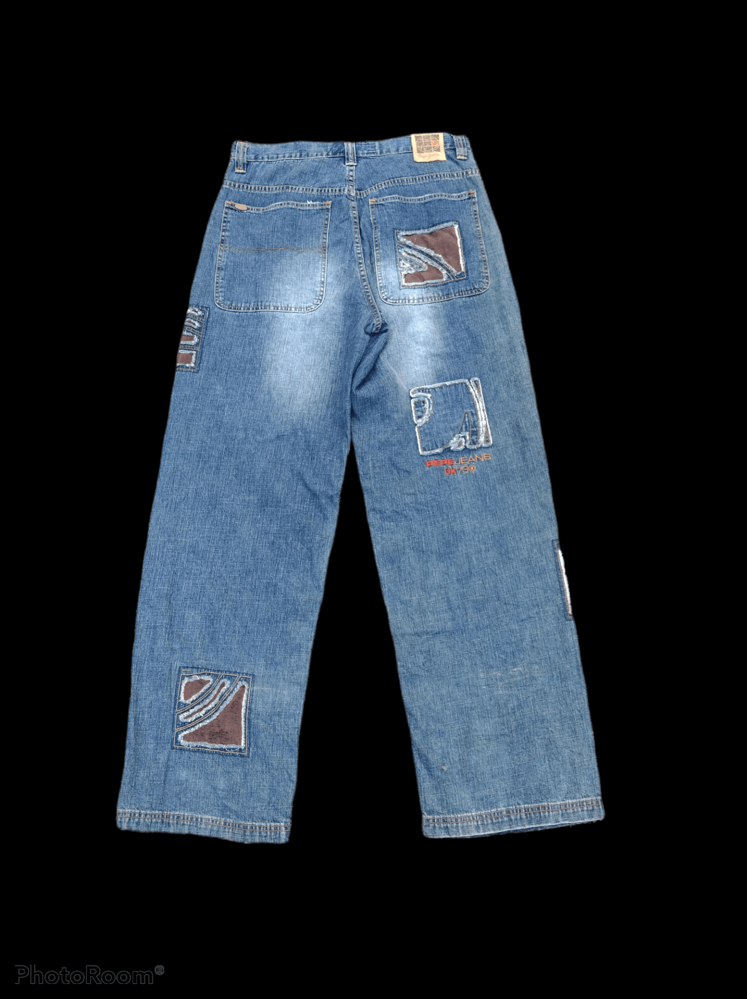 Pepe Jeans DISTRESSED BAGGY PACTHWORK PEPE JEANS Size US 34 / EU 50 - 2 Thumbnail