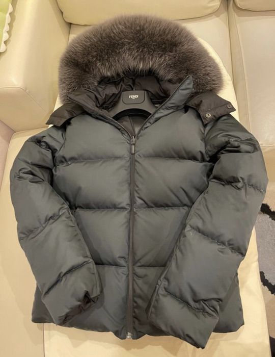 Fendi RARE Fendi Monster Bug Reversible Fox Fur Down Puffer Jacket ...