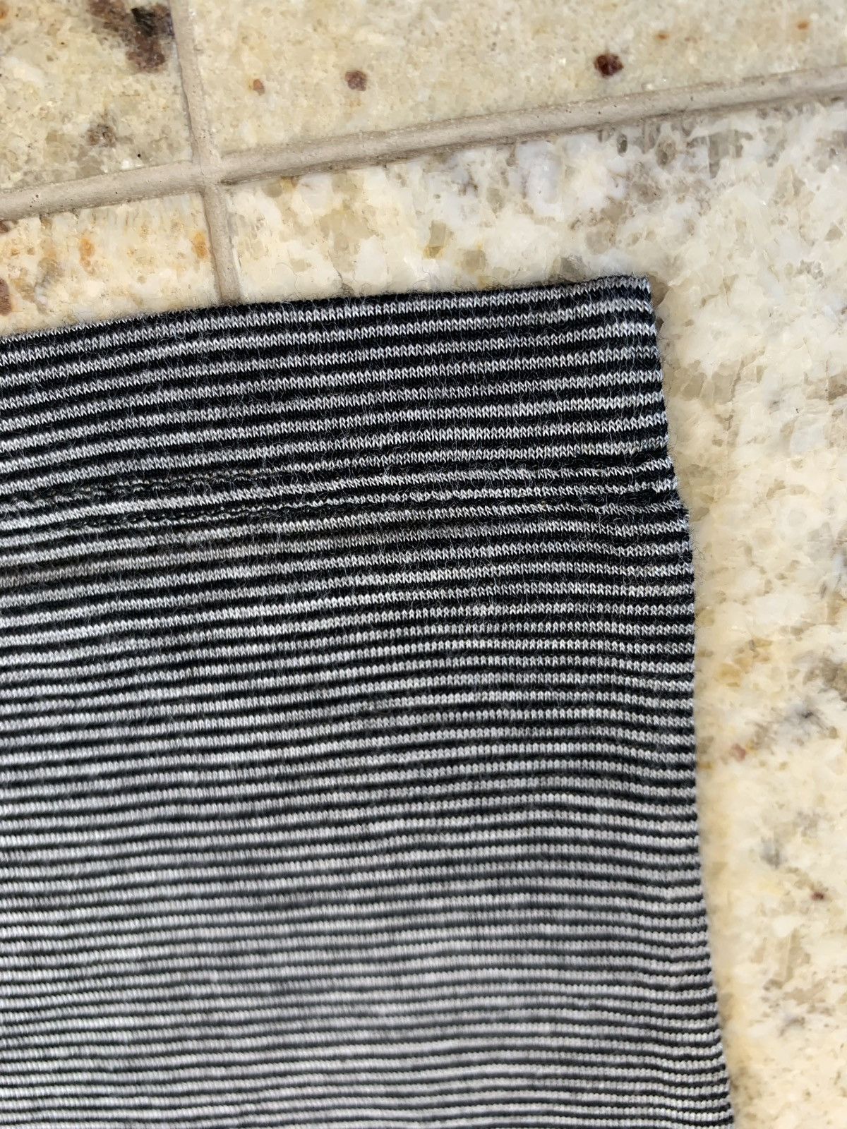 Saint Laurent Paris Thin Stripe University Patch Tee Size US M / EU 48-50 / 2 - 7 Thumbnail