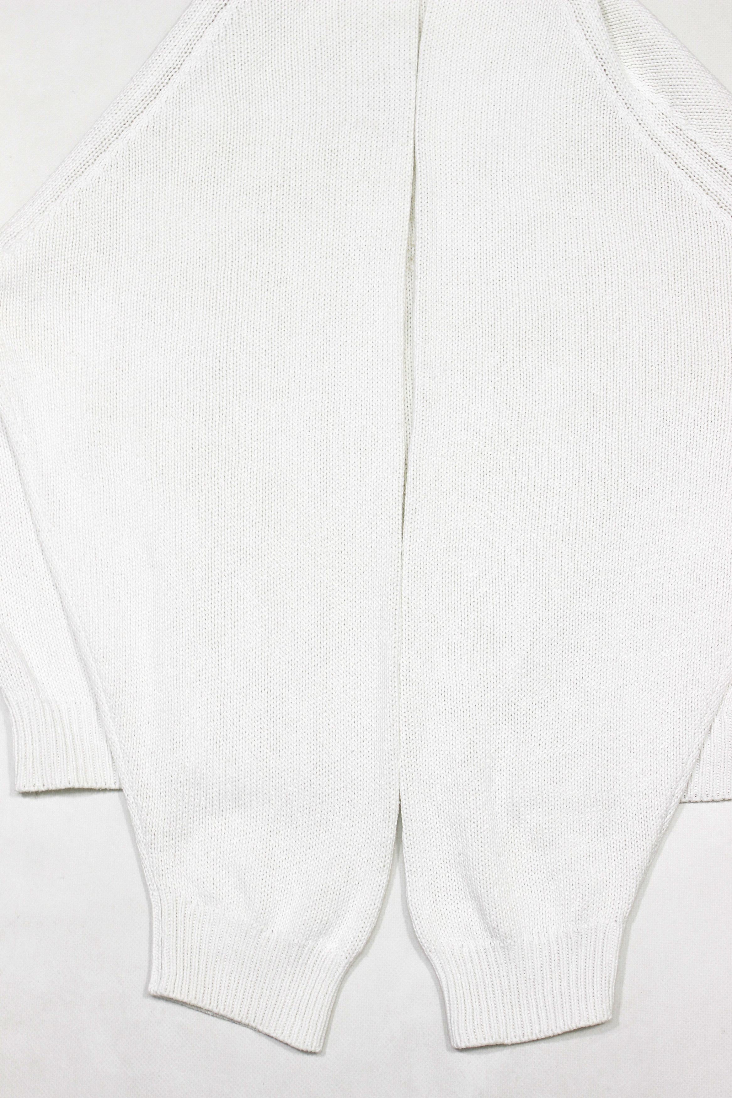 Lacoste 90S Big Logo Embroidered Sweater Vintage France Size US L / EU 52-54 / 3 - 5 Thumbnail