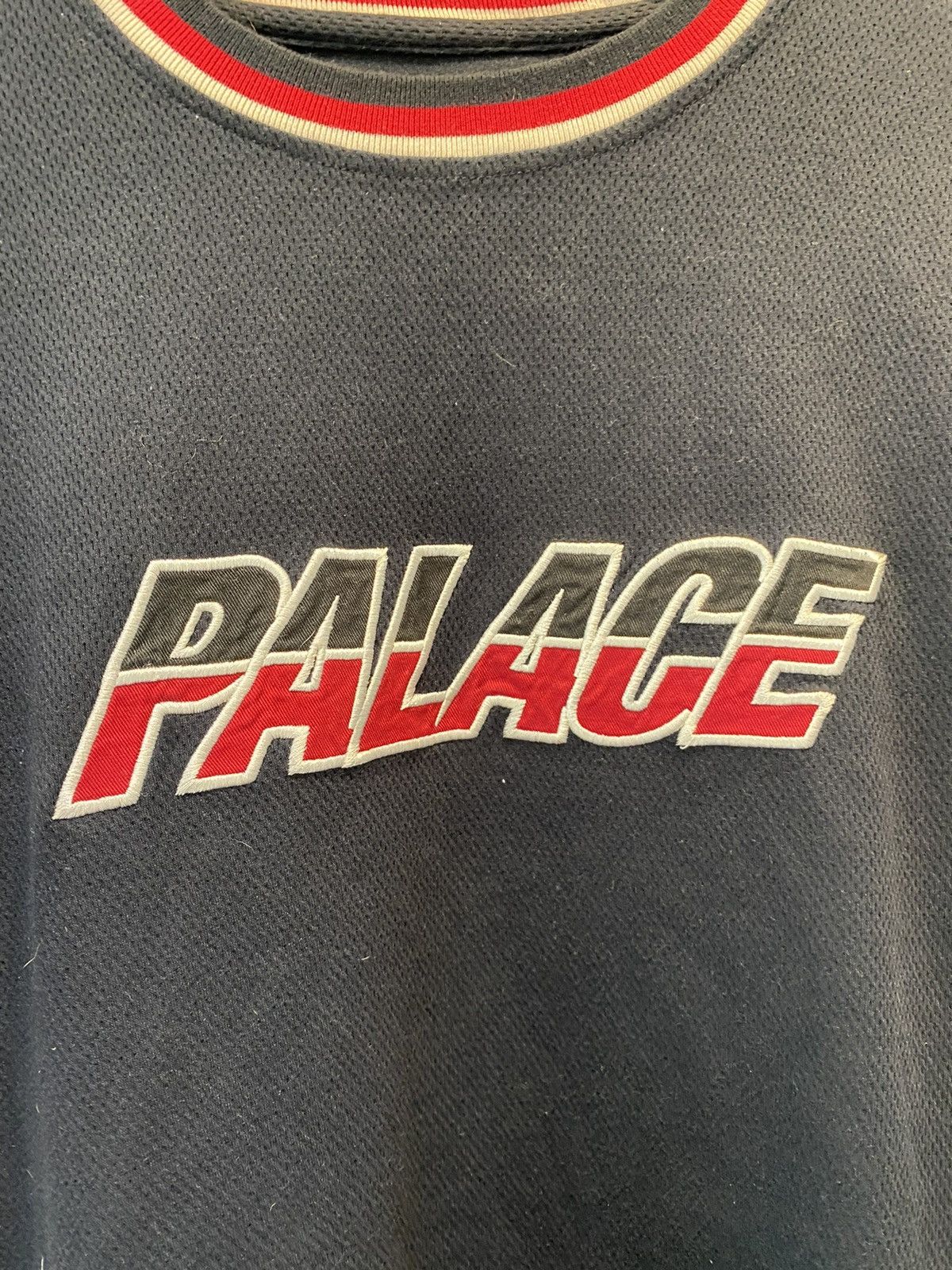 Palace Palace Jersey Shirt Navy/Red Size US XXL / EU 58 / 5 - 3 Thumbnail