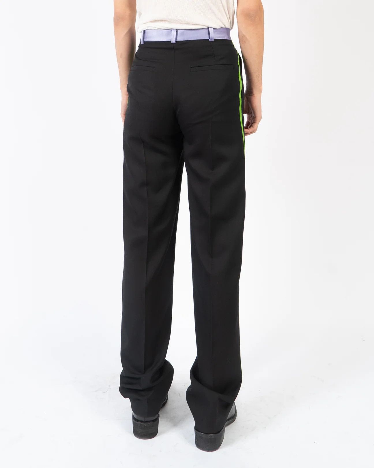 Haider Ackermann SS20 Black Oversized Taroni Waist Trousers Sample Size US 30 / EU 46 - 4 Thumbnail