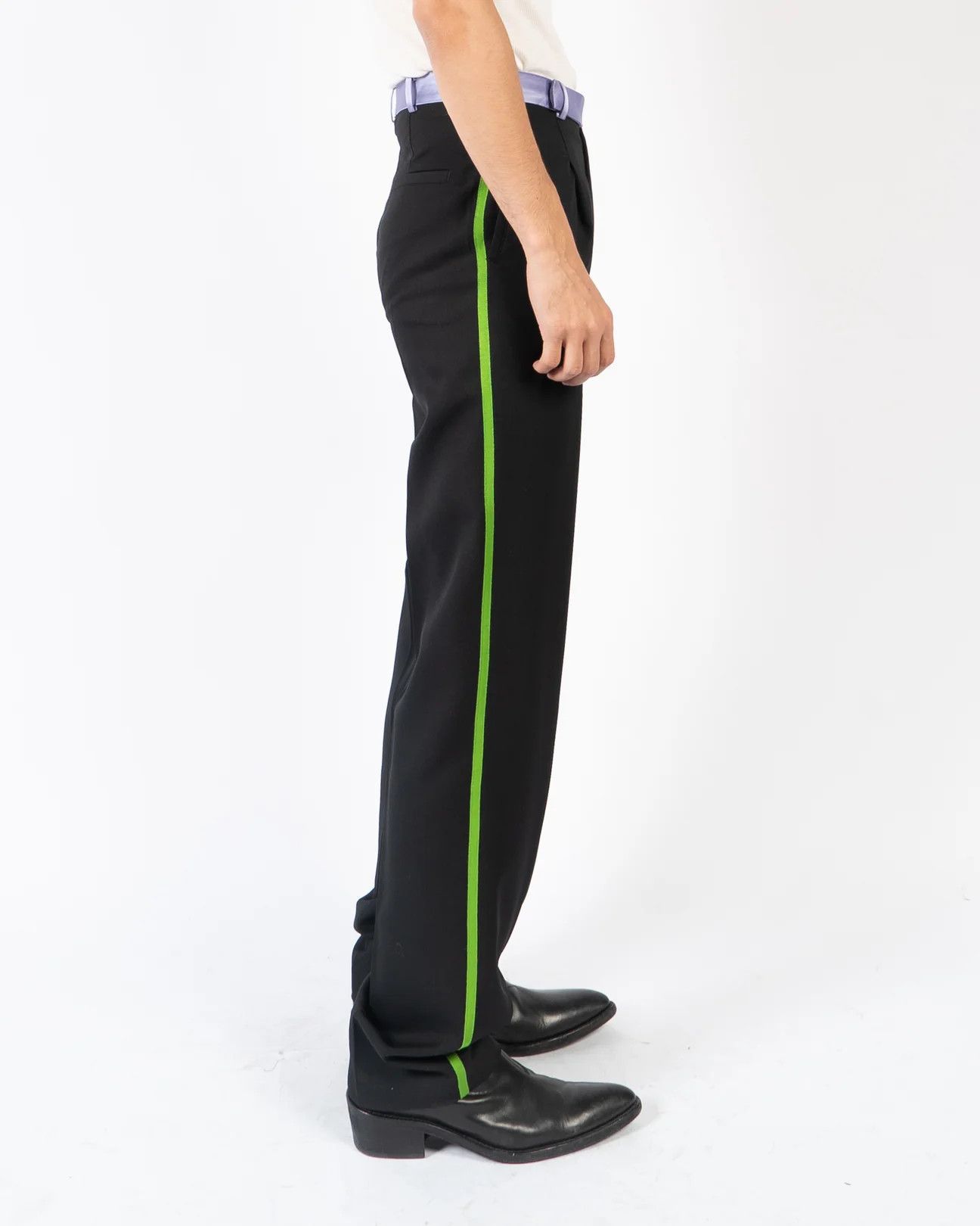 Haider Ackermann SS20 Black Oversized Taroni Waist Trousers Sample Size US 30 / EU 46 - 3 Thumbnail