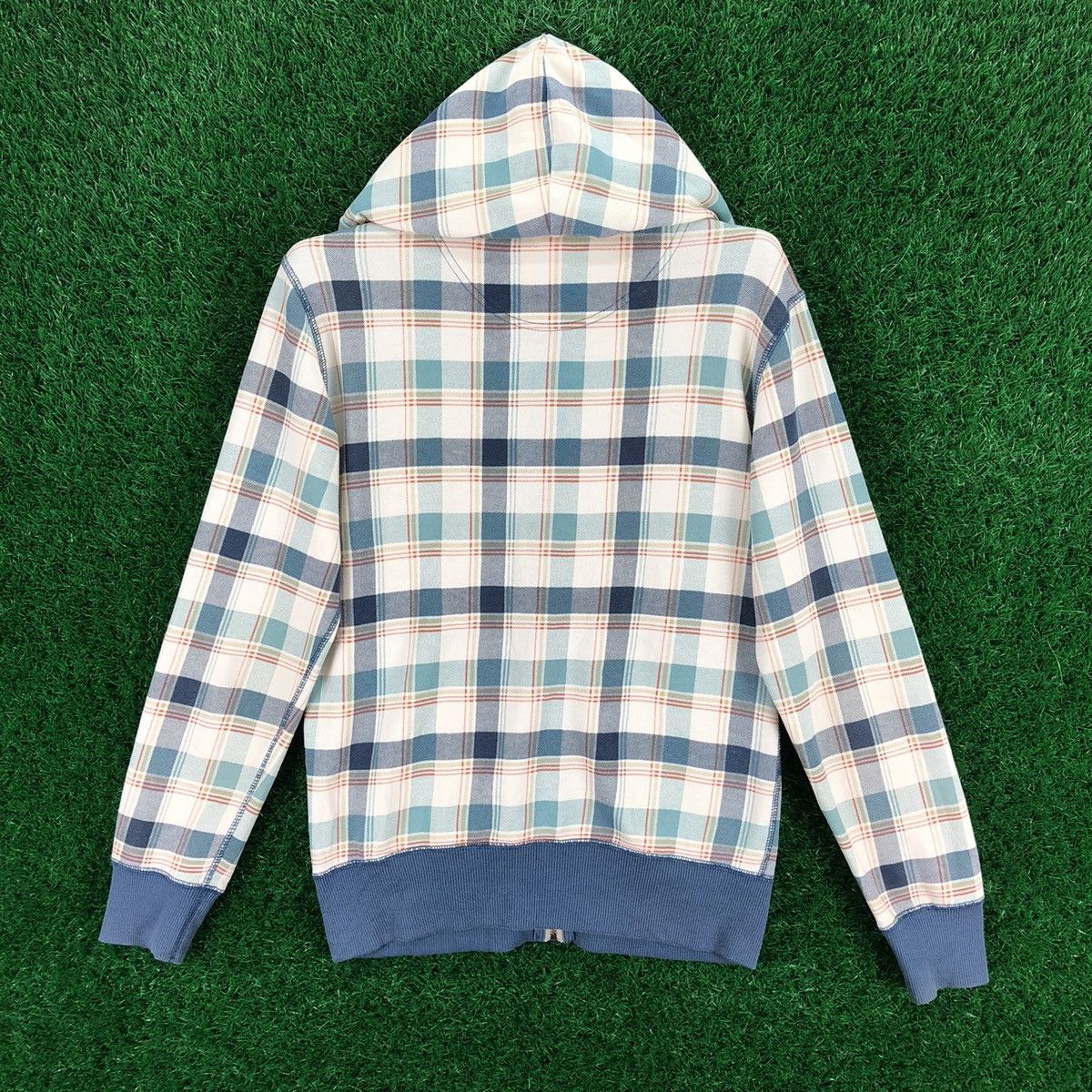 Japanese Brand × Uniqlo Uniqlo Zipper Sweater Hoodie Checkered Size US XS / EU 42 / 0 - 4 Thumbnail