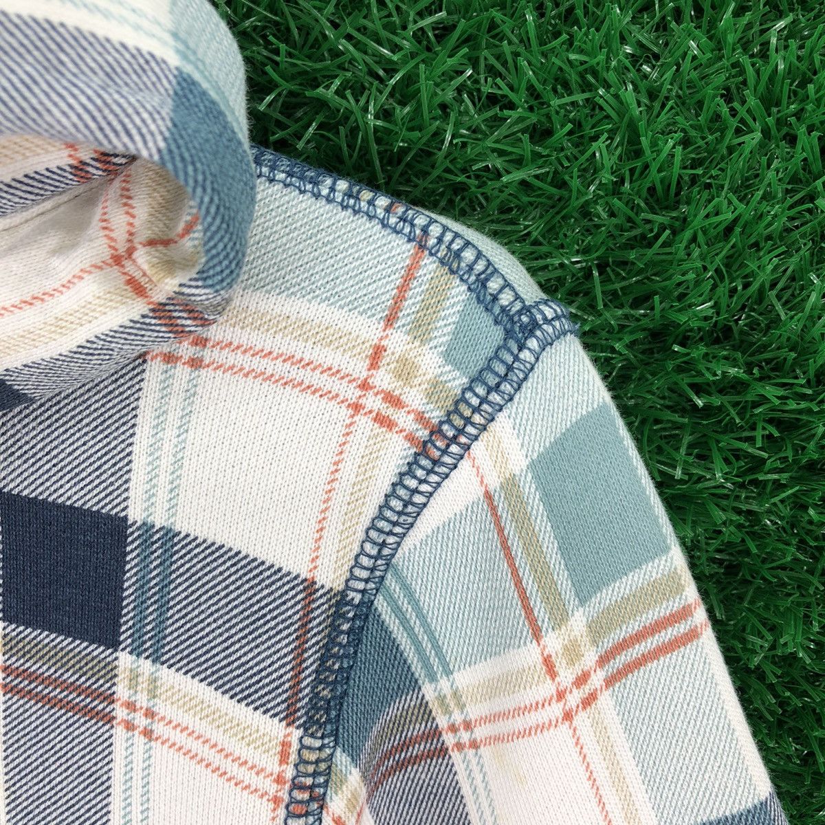 Japanese Brand × Uniqlo Uniqlo Zipper Sweater Hoodie Checkered Size US XS / EU 42 / 0 - 8 Thumbnail
