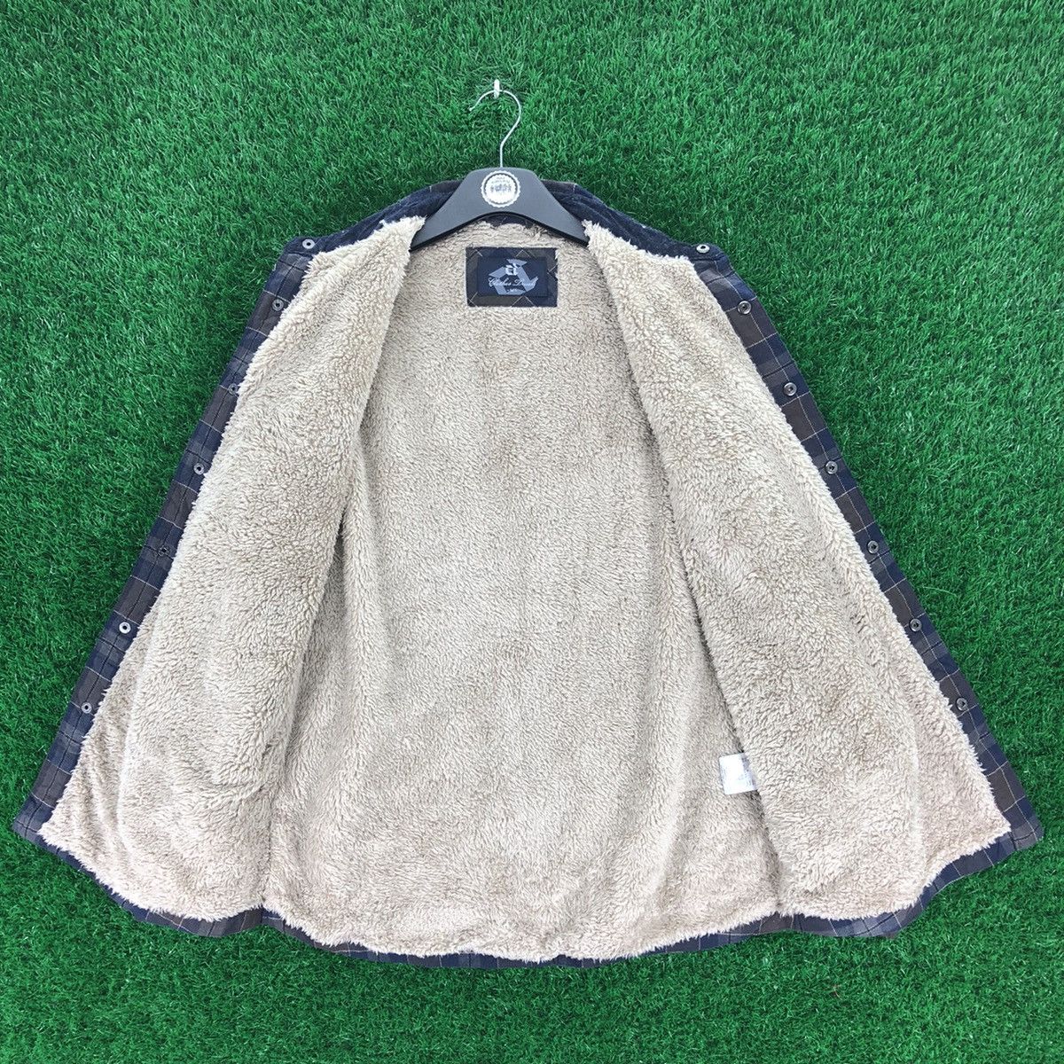 Japanese Brand Flannel Checkered Fleece Lining Travis Scott Style Size US M / EU 48-50 / 2 - 10 Thumbnail
