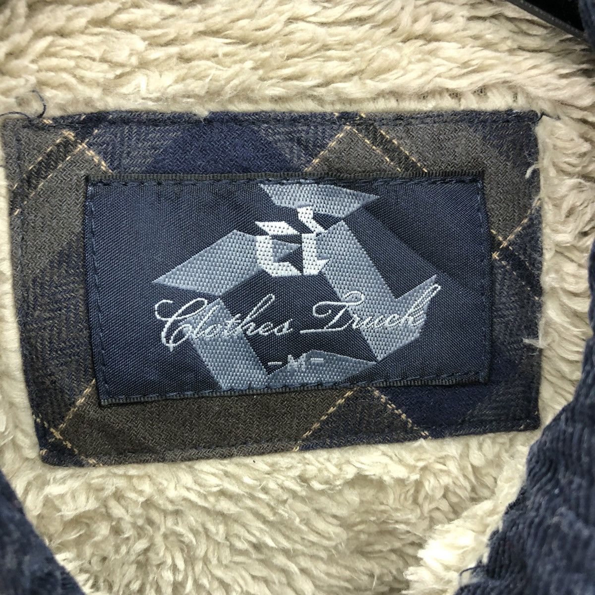 Japanese Brand Flannel Checkered Fleece Lining Travis Scott Style Size US M / EU 48-50 / 2 - 11 Thumbnail