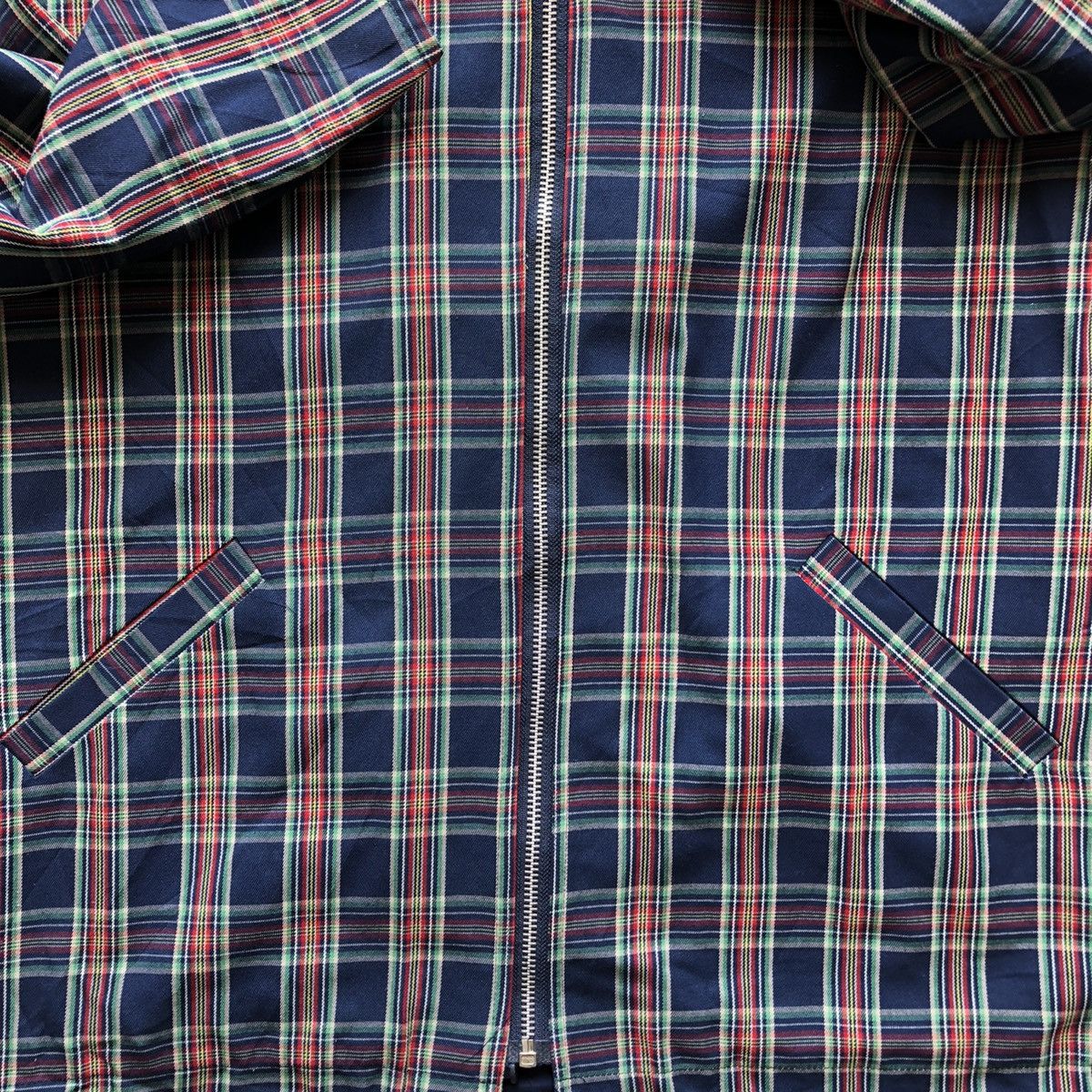 Japanese Brand Vintage Reversable Jacket Hoodie Checker by Palett Scope Size US XL / EU 56 / 4 - 4 Thumbnail