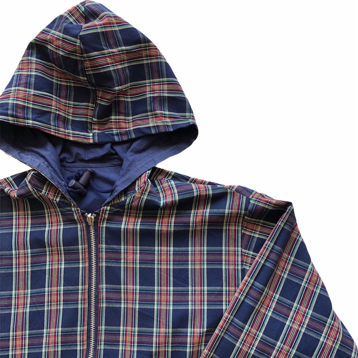 Japanese Brand Vintage Reversable Jacket Hoodie Checker by Palett Scope Size US XL / EU 56 / 4 - 3 Thumbnail
