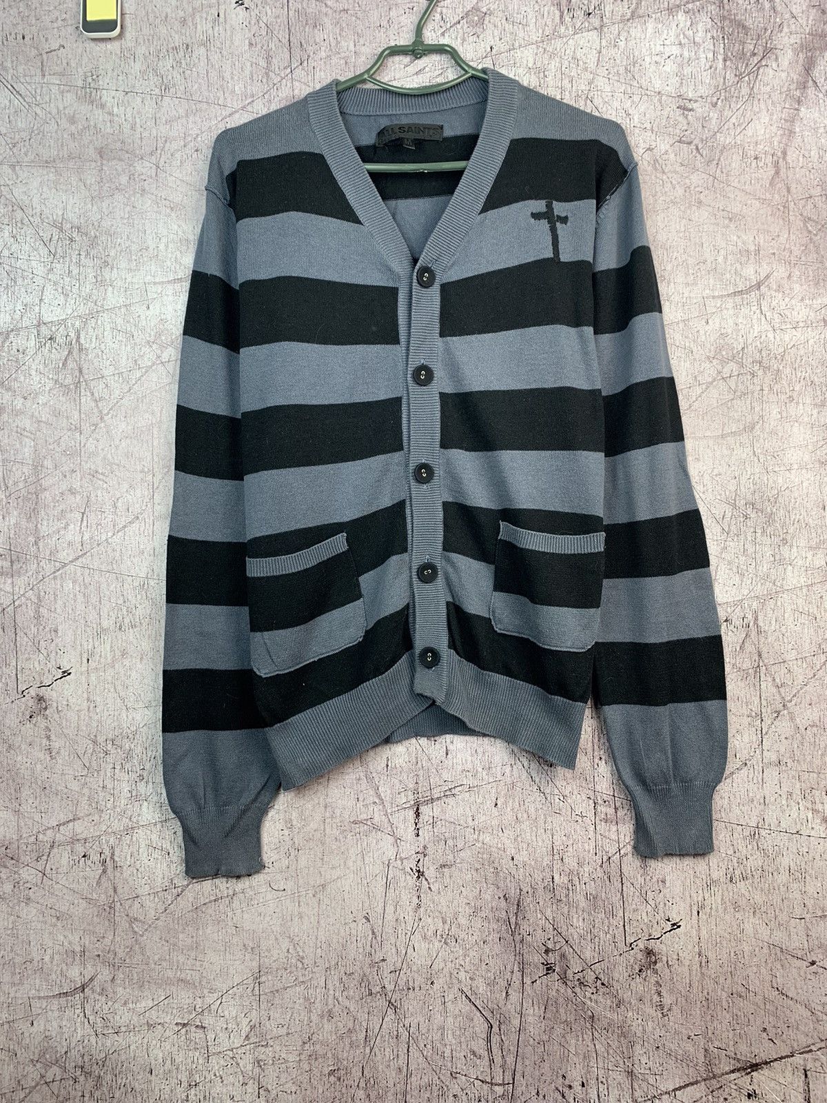 Allsaints Allsaints Stripped Cardigan Size US M / EU 48-50 / 2 - 1 Thumbnail
