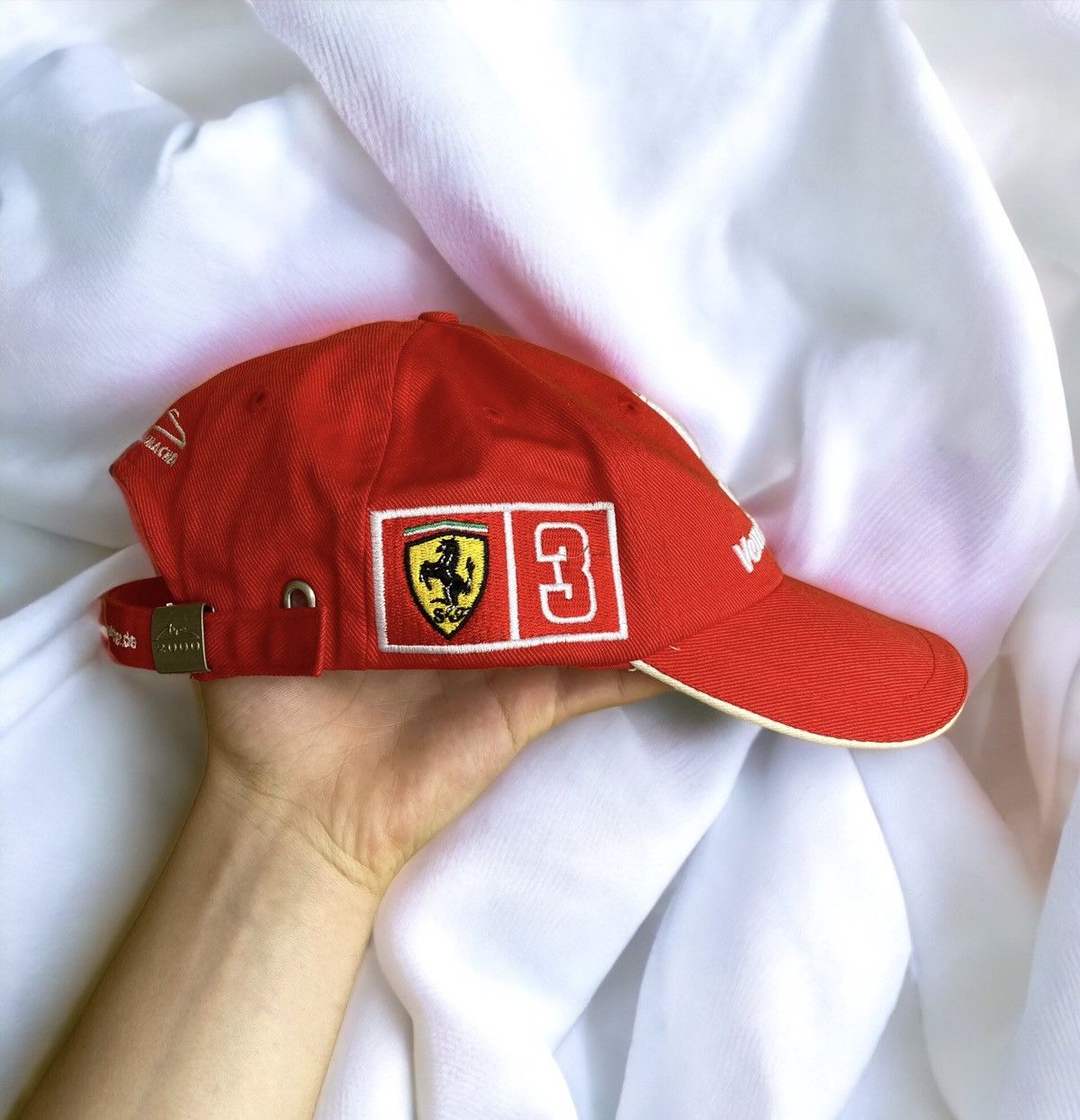 Vintage Vintage Ferrari F1 Michael Schumacher Deutsche Cap Hat Size ONE SIZE - 2 Thumbnail