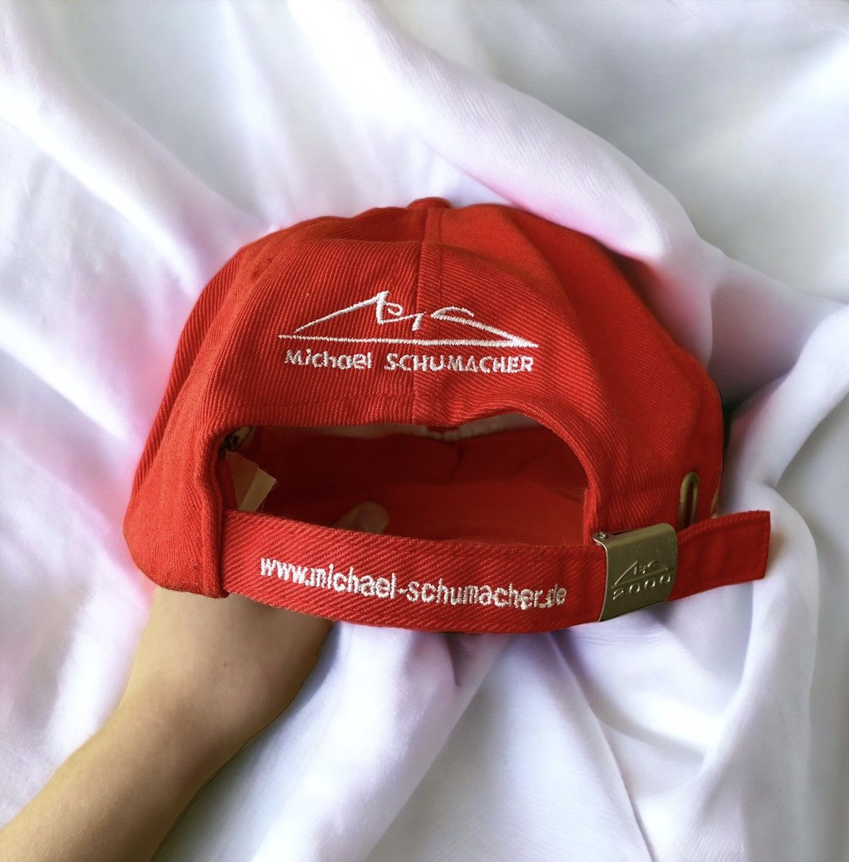 Vintage Vintage Ferrari F1 Michael Schumacher Deutsche Cap Hat Size ONE SIZE - 3 Thumbnail