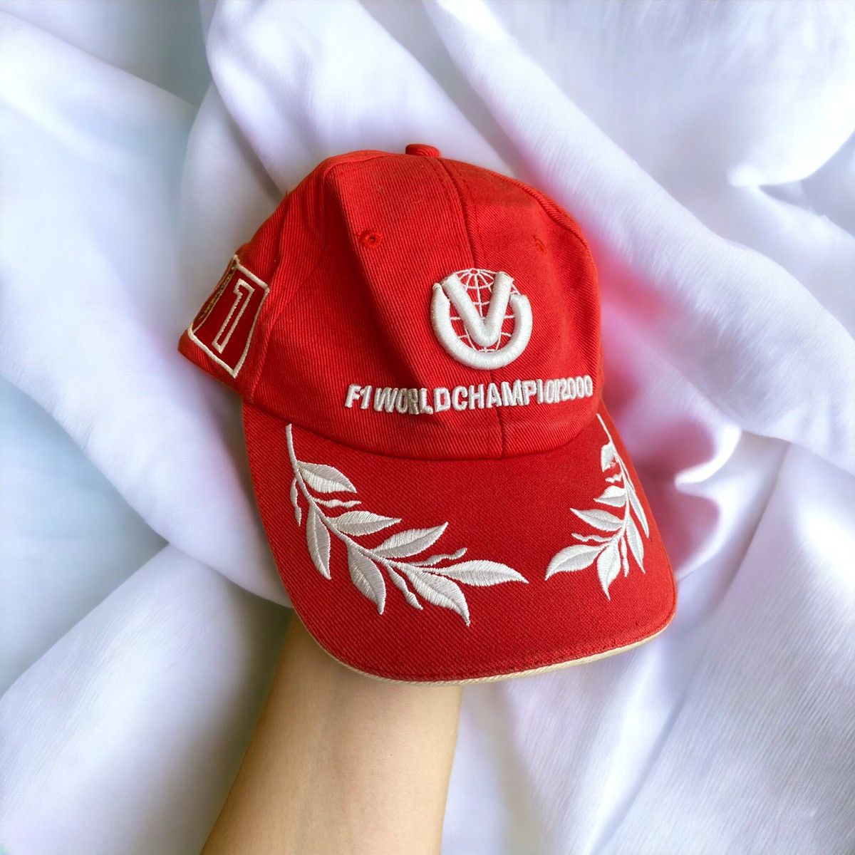 Vintage Vintage Ferrari F1 World Champion Michael Schumacher Cap Hat Size ONE SIZE - 1 Thumbnail