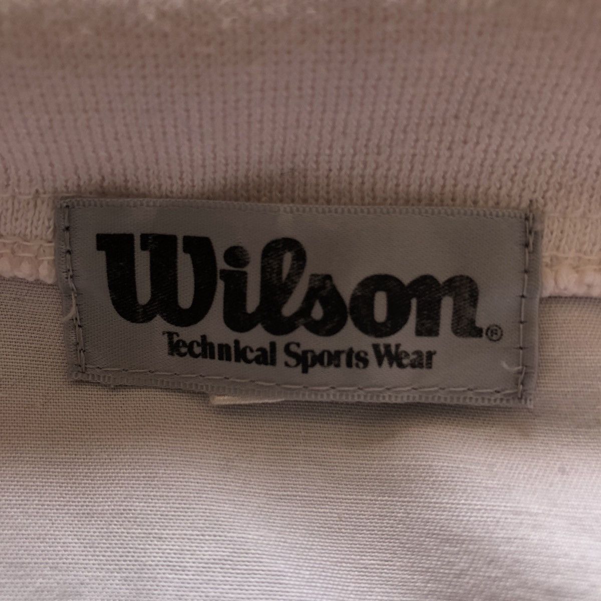 Japanese Brand Vintage Wilson Zipper Sweater Big logo Size US L / EU 52-54 / 3 - 15 Thumbnail
