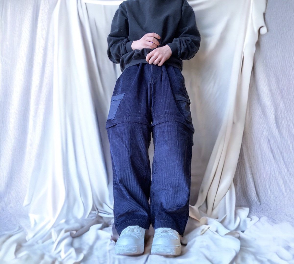 Brain Dead Brain Dead Convertible Corduroy Zip Off Cargo Pants Size US 34 / EU 50 - 2 Thumbnail