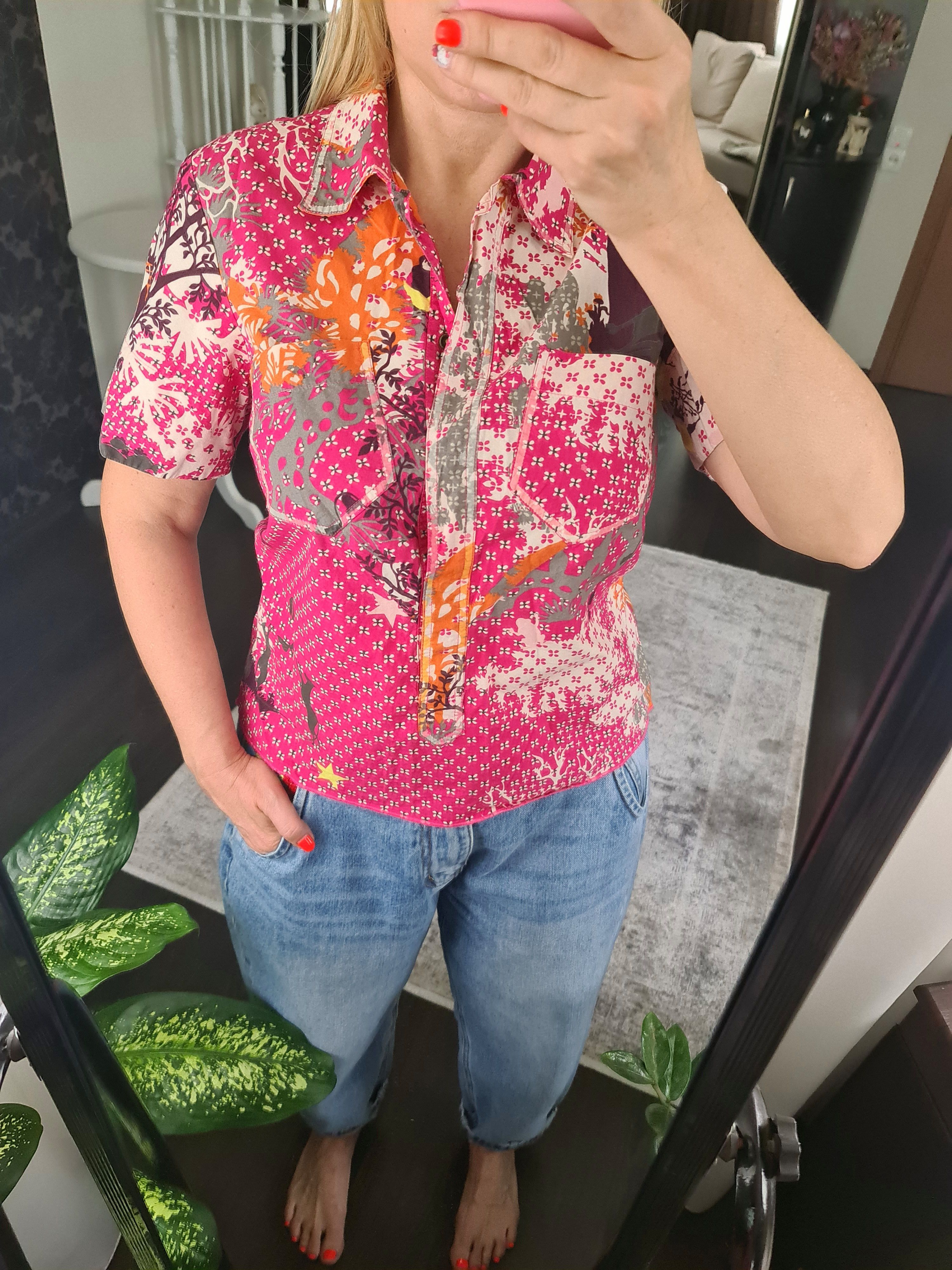 Kenzo Kenzo Floral Jungle Printed Shirt 1990's - 2YK Size M / US 6-8 / IT 42-44 - 10 Thumbnail