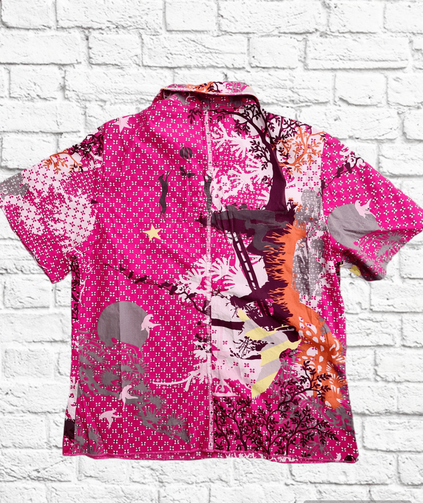 Kenzo Kenzo Floral Jungle Printed Shirt 1990's - 2YK Size M / US 6-8 / IT 42-44 - 2 Thumbnail