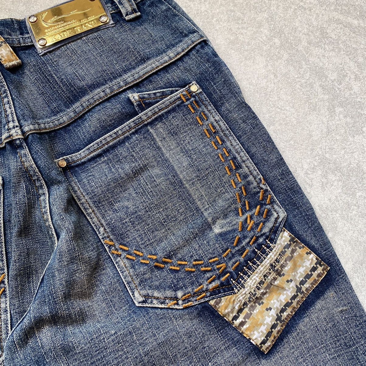 Karl Kani Vintage 90s Karl Kani Patchwork Denim Baggy Jeans Size US 30 / EU 46 - 16 Thumbnail