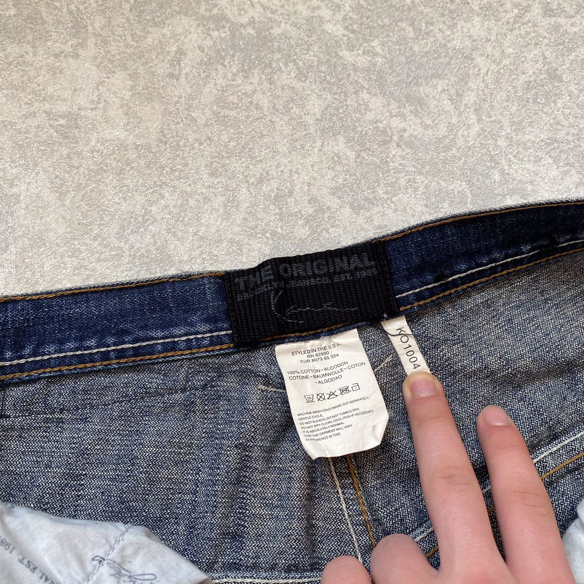 Karl Kani Vintage 90s Karl Kani Patchwork Denim Baggy Jeans Size US 30 / EU 46 - 10 Thumbnail