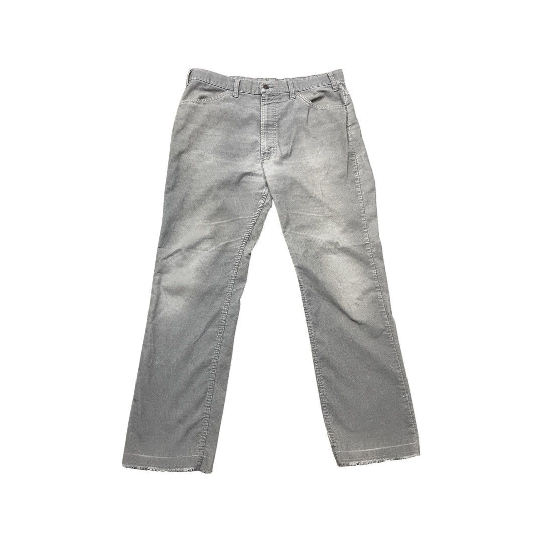 image of Gray Levis 614 1985 Pants 38X30 in Grey, Men's