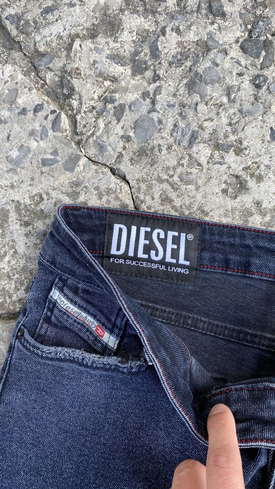 Diesel DIESEL BUSTER Denim Jeans Stretch Regular Size US 34 / EU 50 - 8 Thumbnail