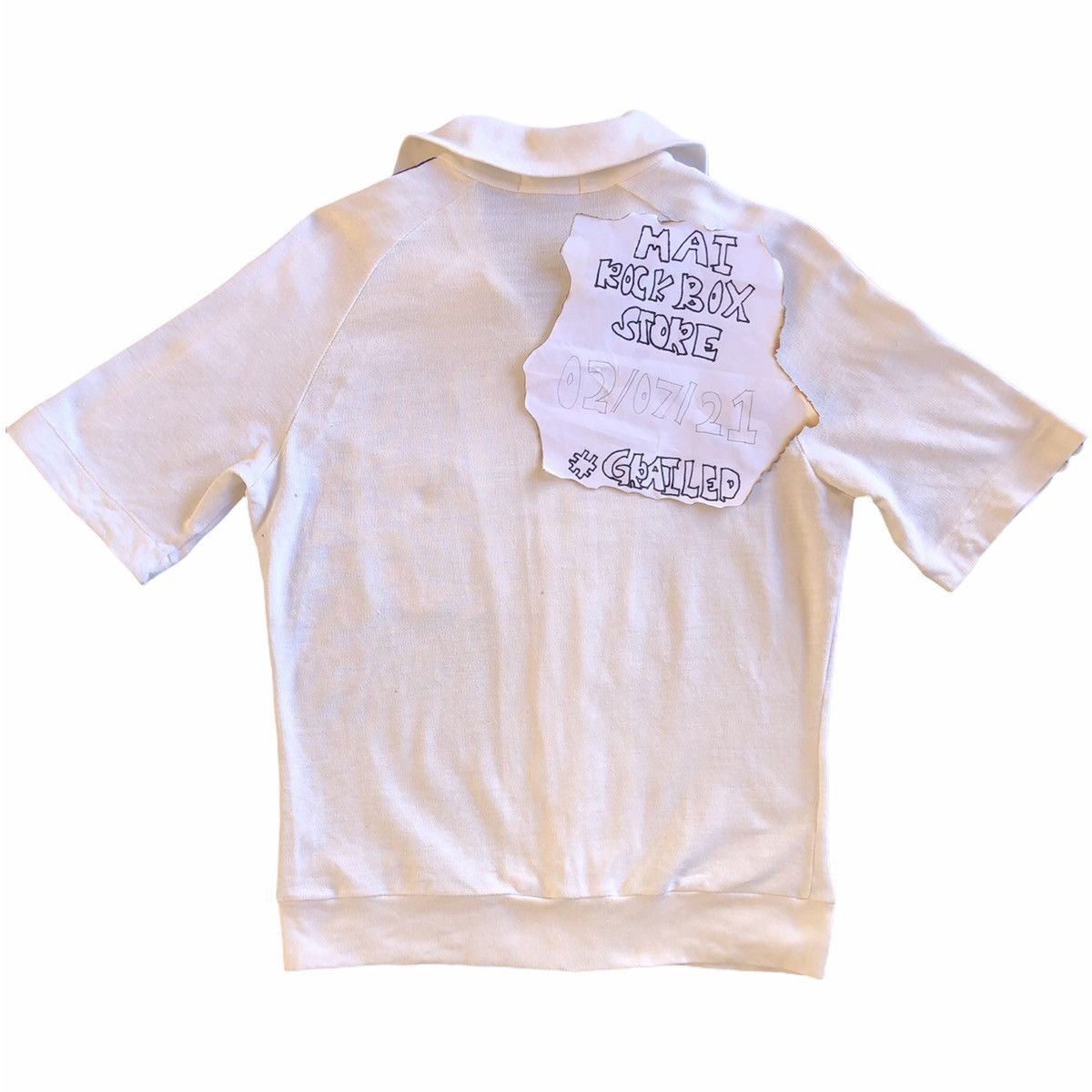 Adidas Vintage 90's Adidas Trefoil Single Pocket Collar Shirt Zip Size US S / EU 44-46 / 1 - 5 Thumbnail
