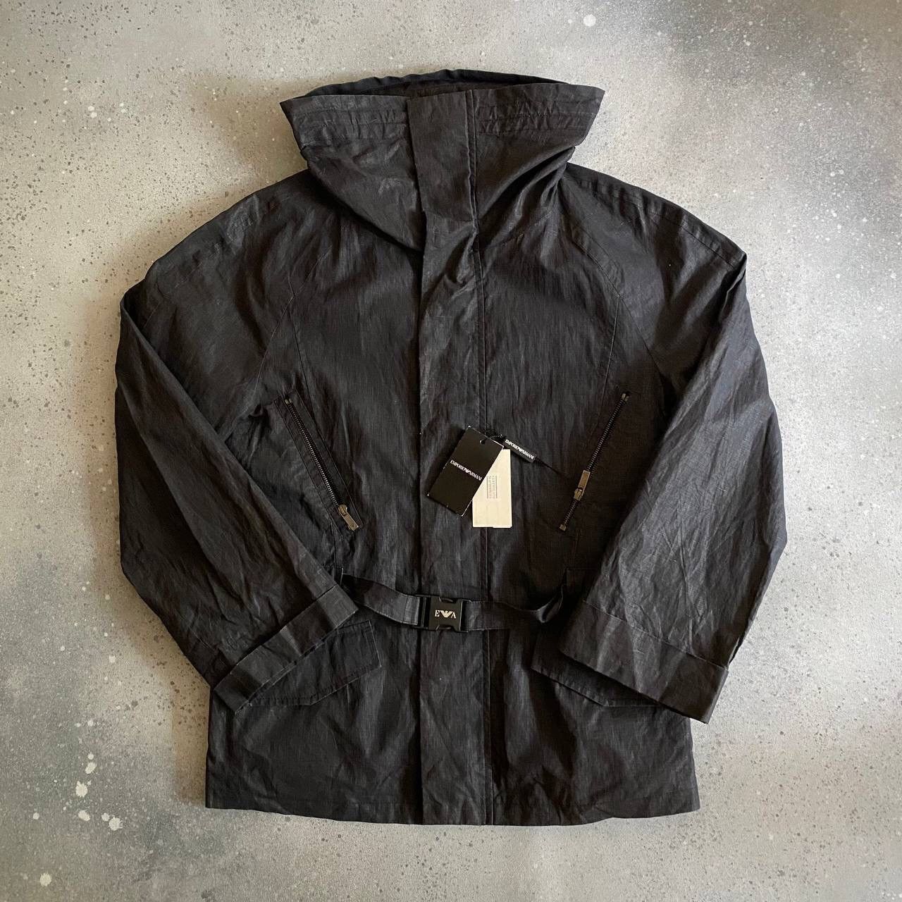 2008 Emporio Armani Vintage Multipocket Belted Jacket