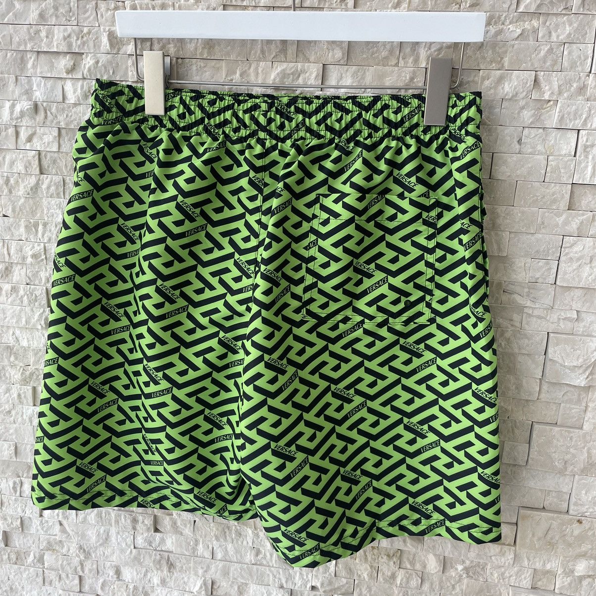 Versace Versace Golpo Monogram Shorts Size 6 Size US 34 / EU 50 - 2 Thumbnail