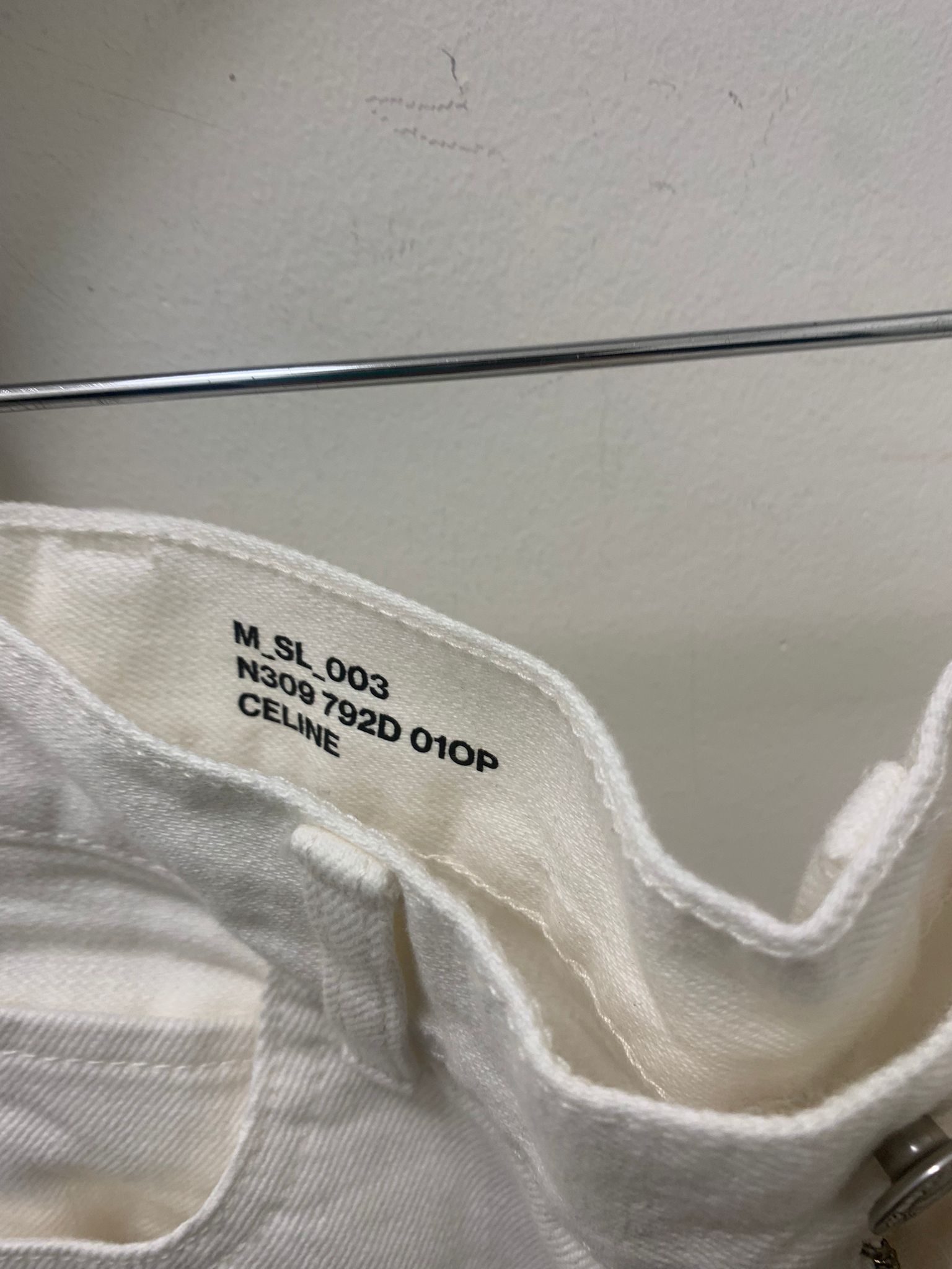Celine Jeans Slim Taile Basse in White Size US 27 - 6 Thumbnail