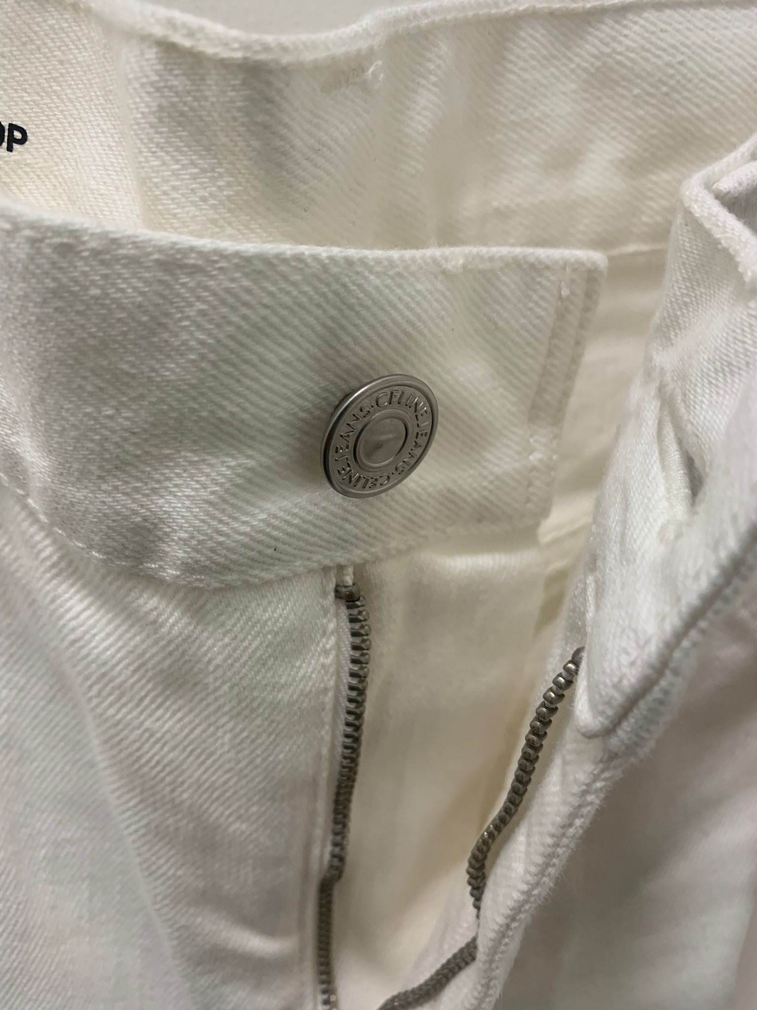 Celine Jeans Slim Taile Basse in White Size US 27 - 7 Thumbnail