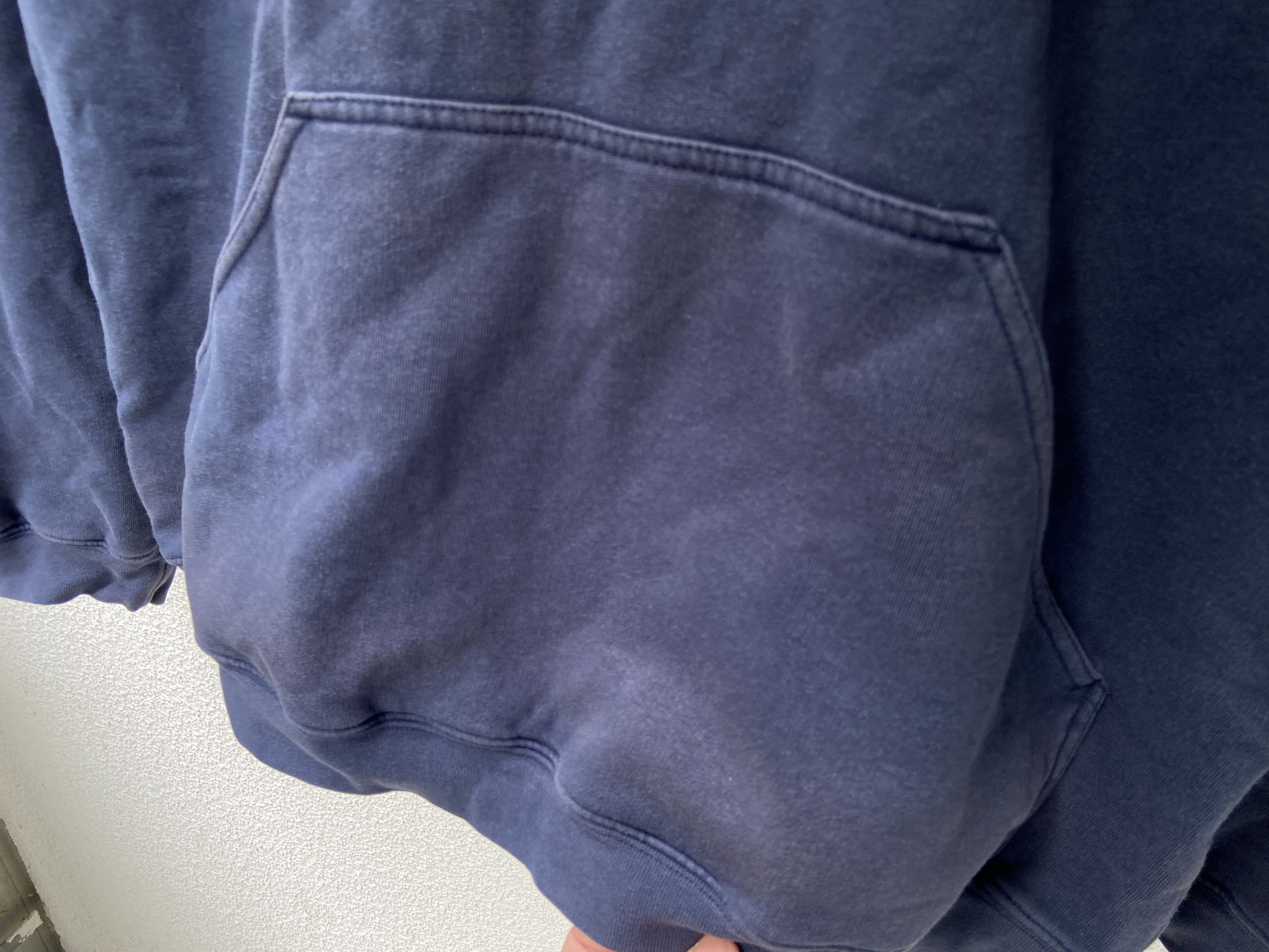 Nike Vintage Nike Y2K Single Swoosh Blue sunfaded Travis Hoodie Size US L / EU 52-54 / 3 - 4 Thumbnail