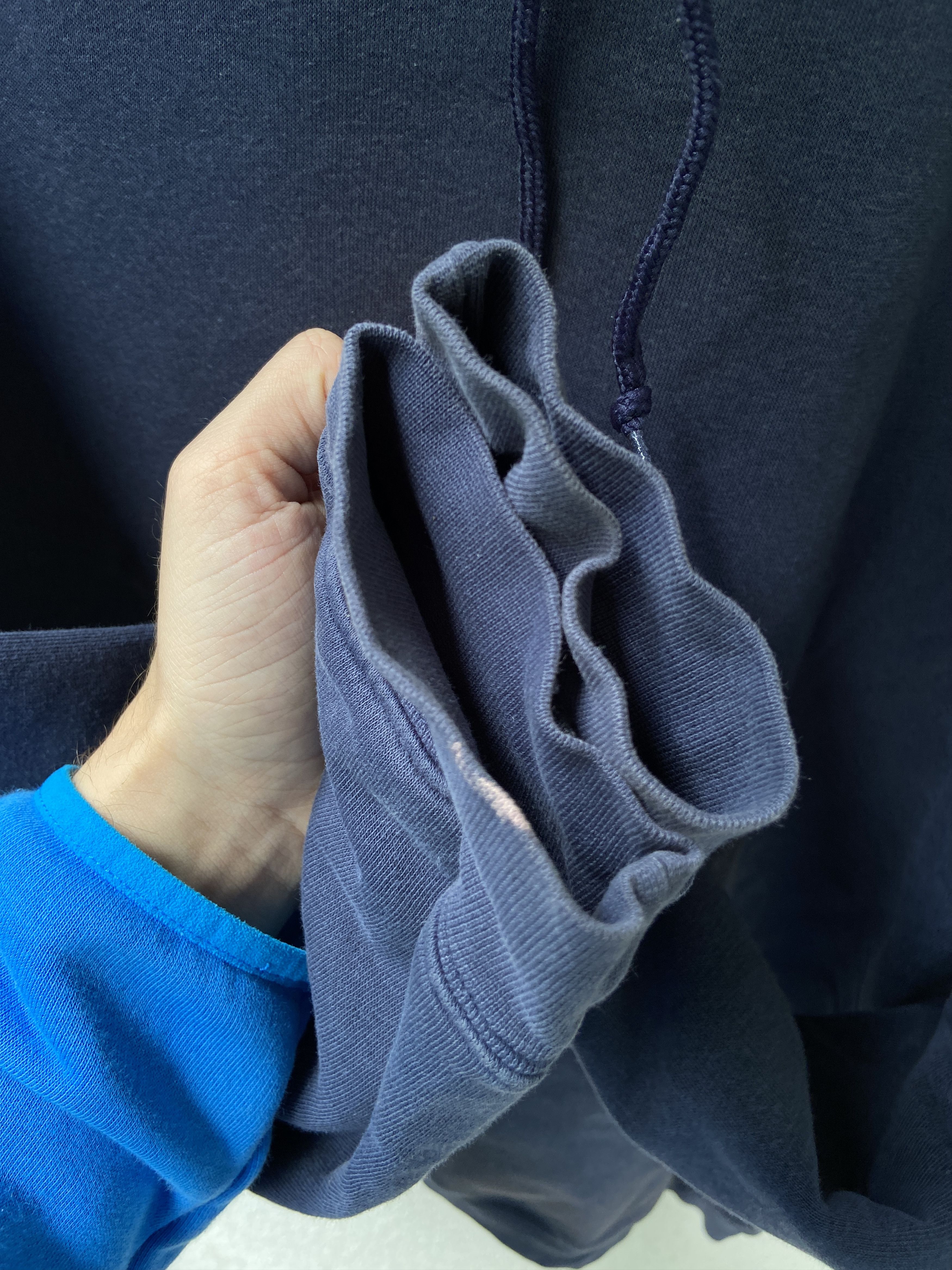 Nike Vintage Nike Y2K Single Swoosh Blue sunfaded Travis Hoodie Size US L / EU 52-54 / 3 - 6 Thumbnail