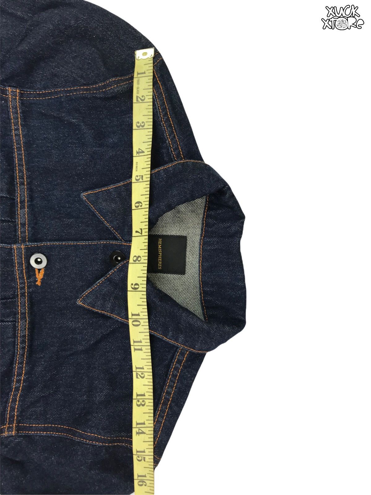 Designer × Japanese Brand HEMISPHERES Trucker Jacket JAPAN Size US S / EU 44-46 / 1 - 12 Thumbnail