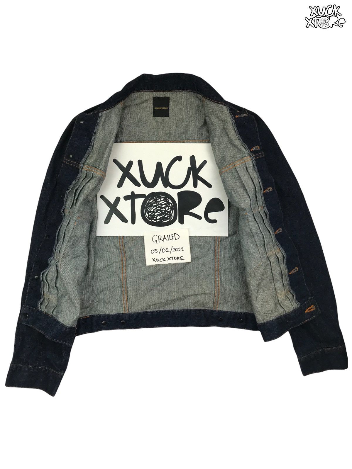 Designer × Japanese Brand HEMISPHERES Trucker Jacket JAPAN Size US S / EU 44-46 / 1 - 17 Thumbnail