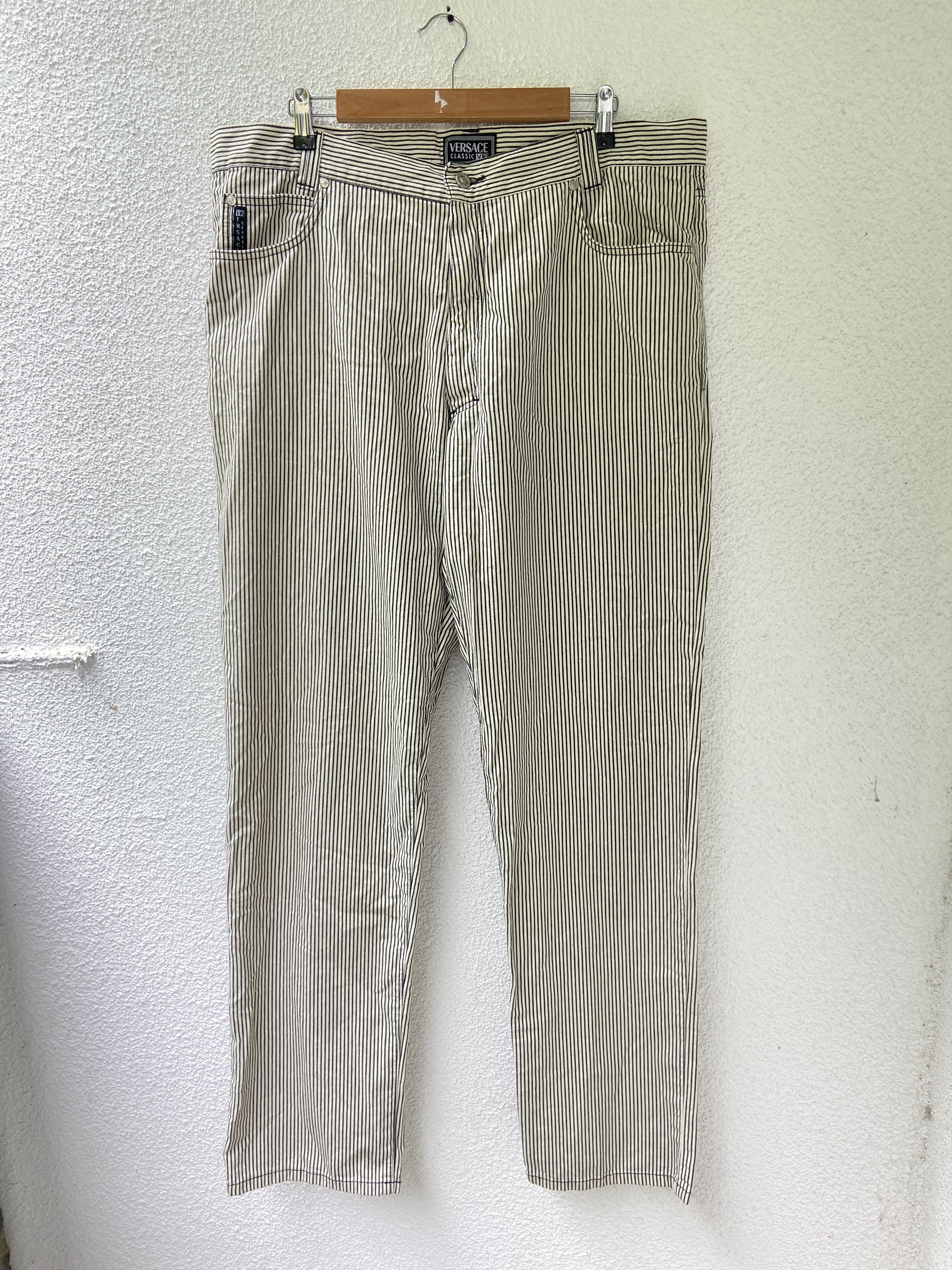 Versace Versace v2 vintage old money big boy Shaquille O'Neal pants Size US 40 / EU 56 - 1 Thumbnail