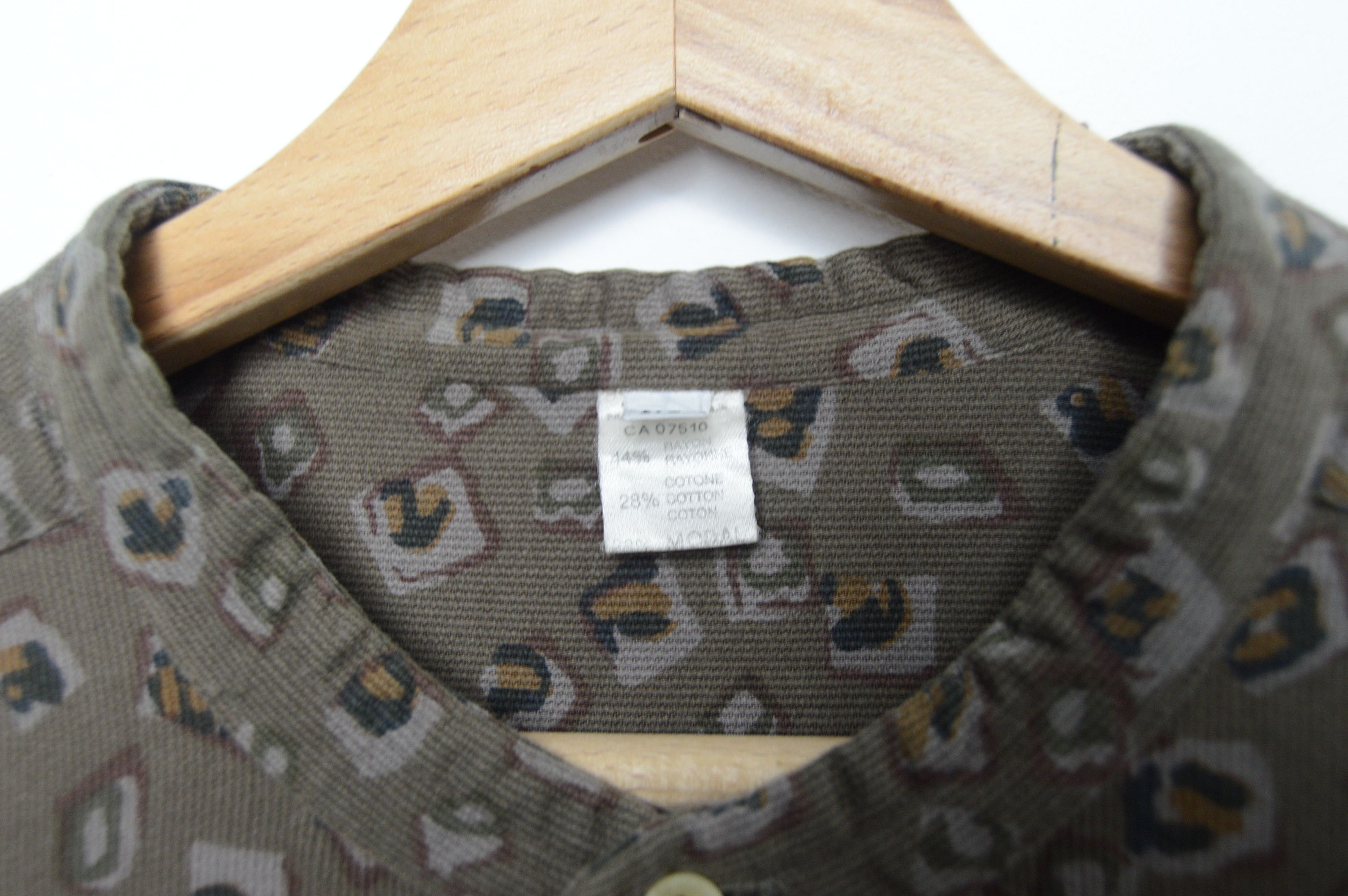 Giorgio Armani armani shirt archive 80s microcord l-xl Size US L / EU 52-54 / 3 - 7 Thumbnail