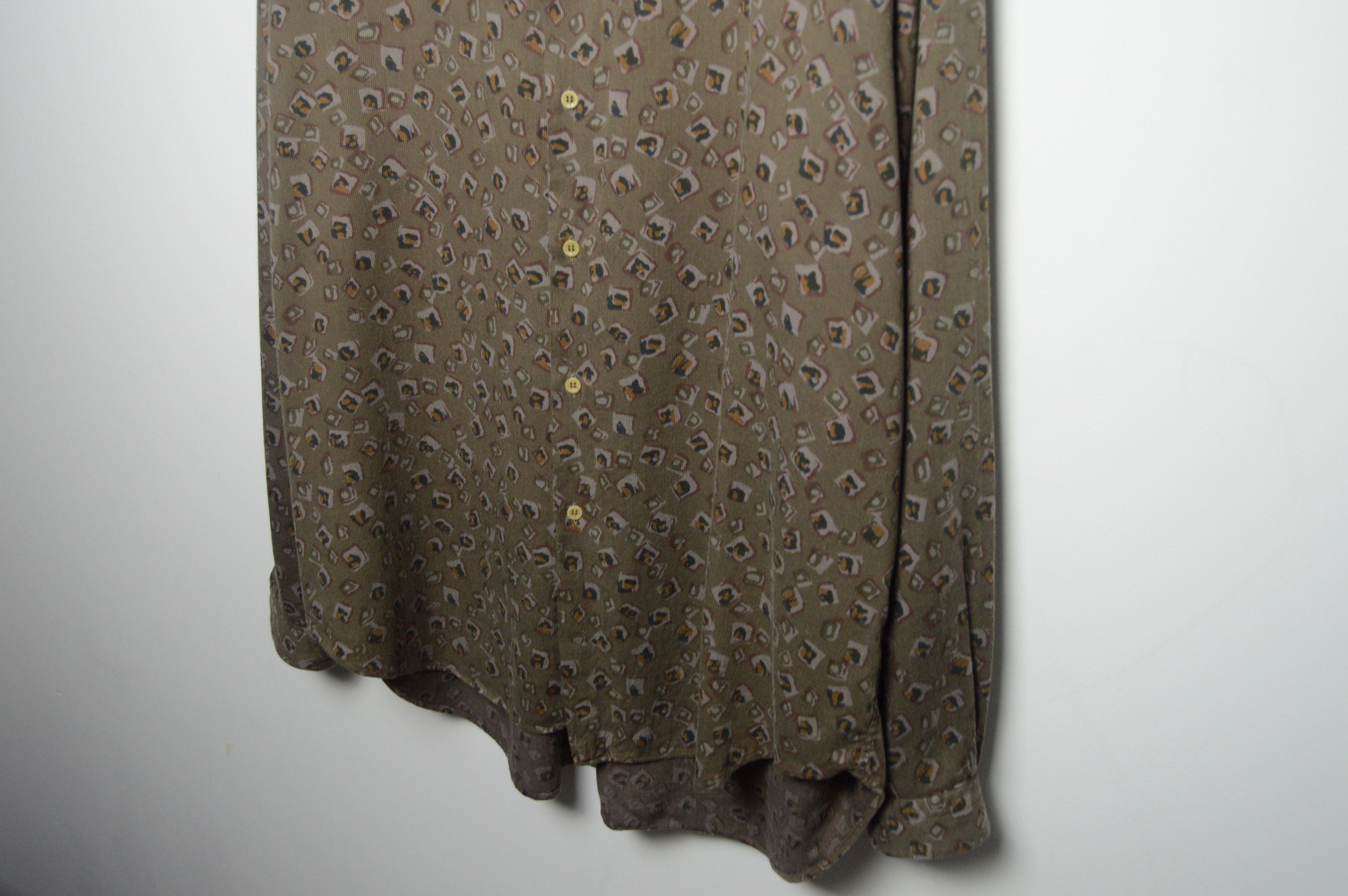 Giorgio Armani armani shirt archive 80s microcord l-xl Size US L / EU 52-54 / 3 - 3 Thumbnail