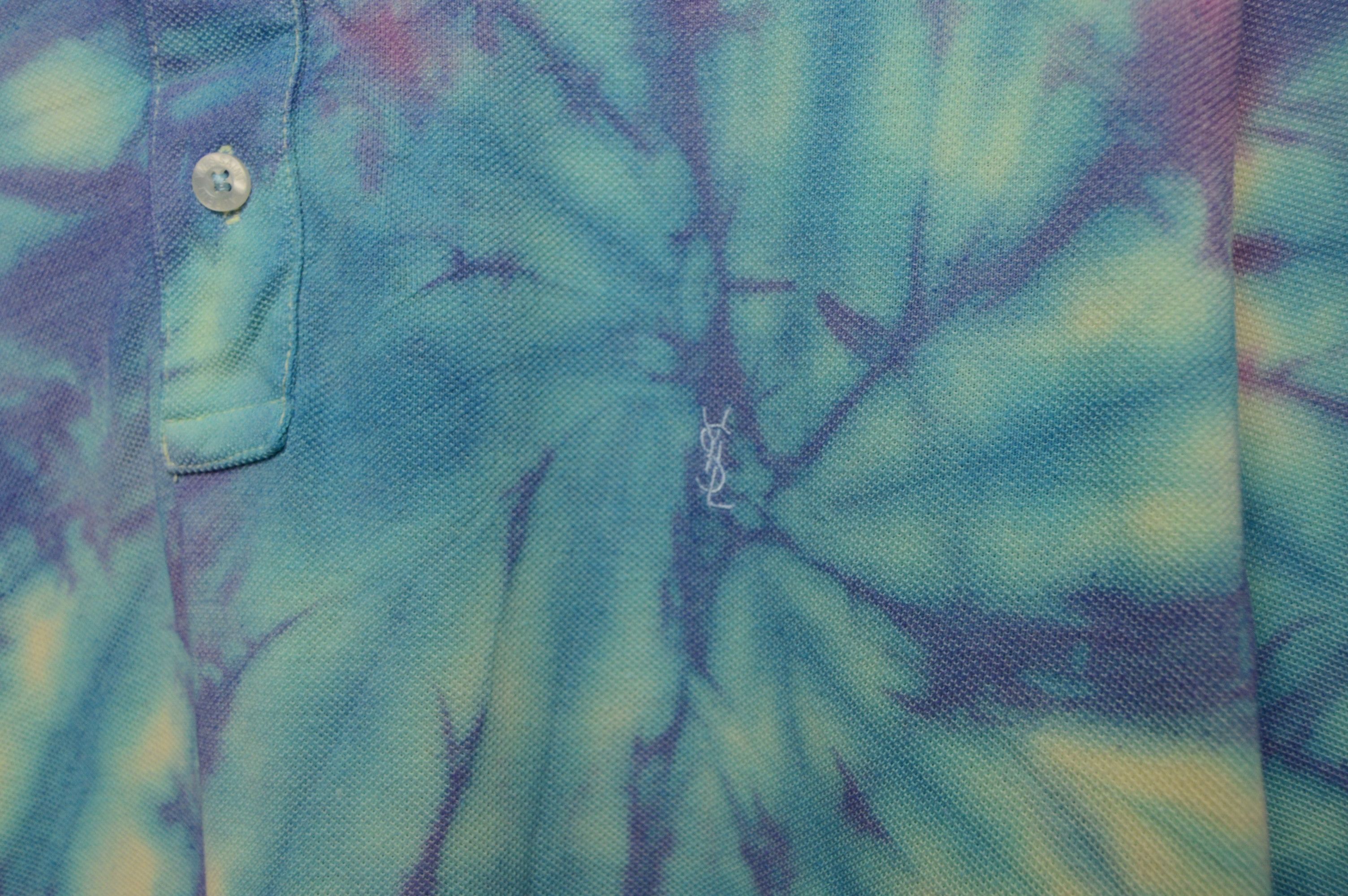 Yves Saint Laurent ysl polo tie dye vintage Size US L / EU 52-54 / 3 - 7 Thumbnail
