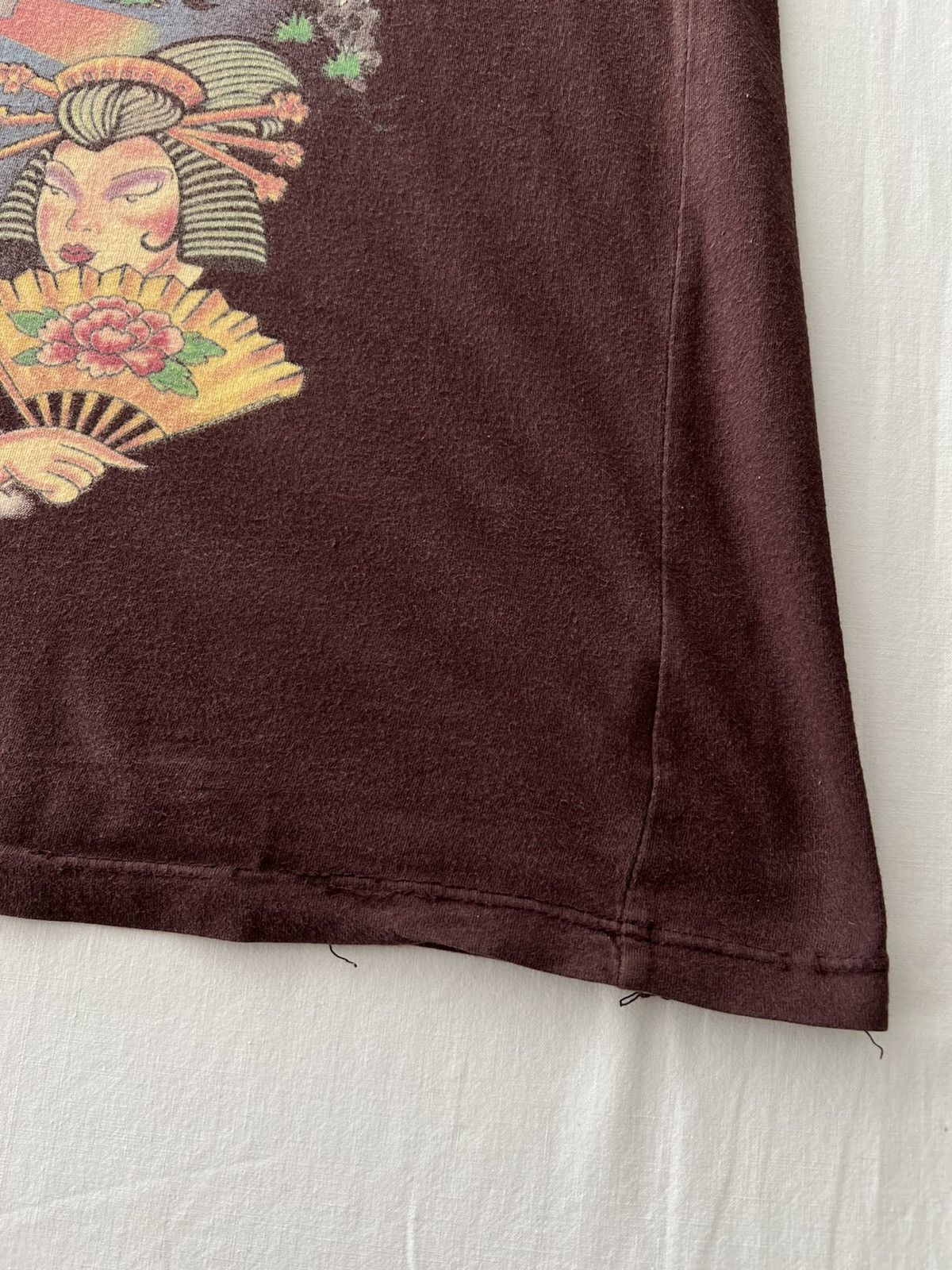 Ed Hardy Ed Hardy Christian Audigier Skull Streetwear Brown Tee Size US M / EU 48-50 / 2 - 8 Thumbnail