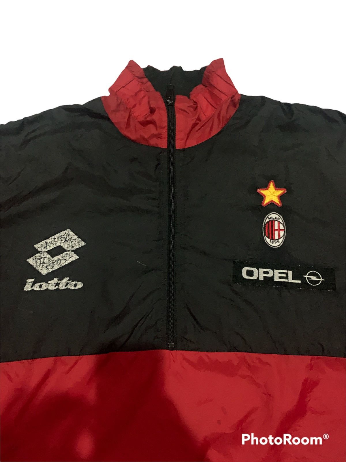 RARE🤩 Vintage Ac Milan Sponsor by Lotto Windbreaker