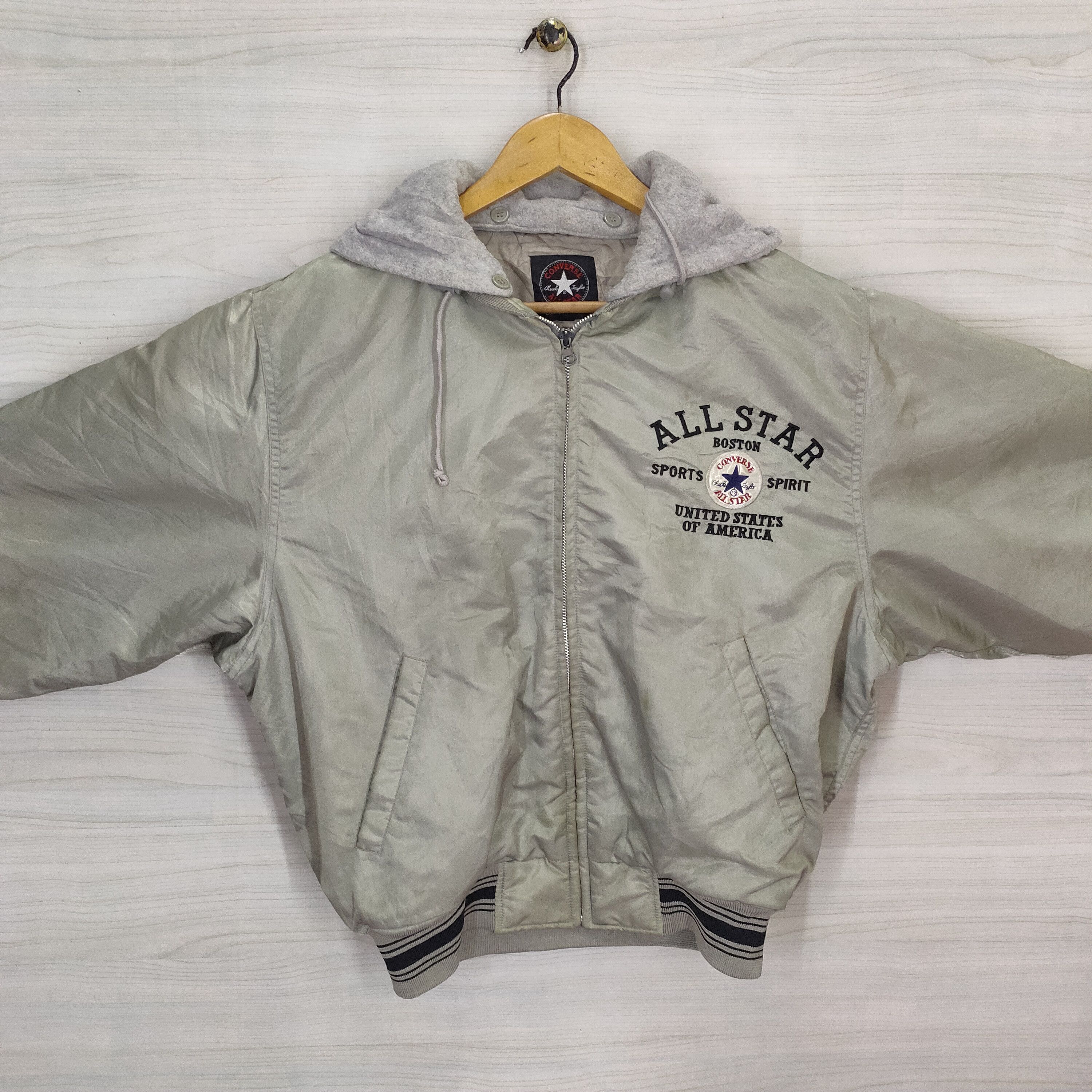 Converse 90s Converse Varsity Jacket Size US L / EU 52-54 / 3 - 3 Thumbnail