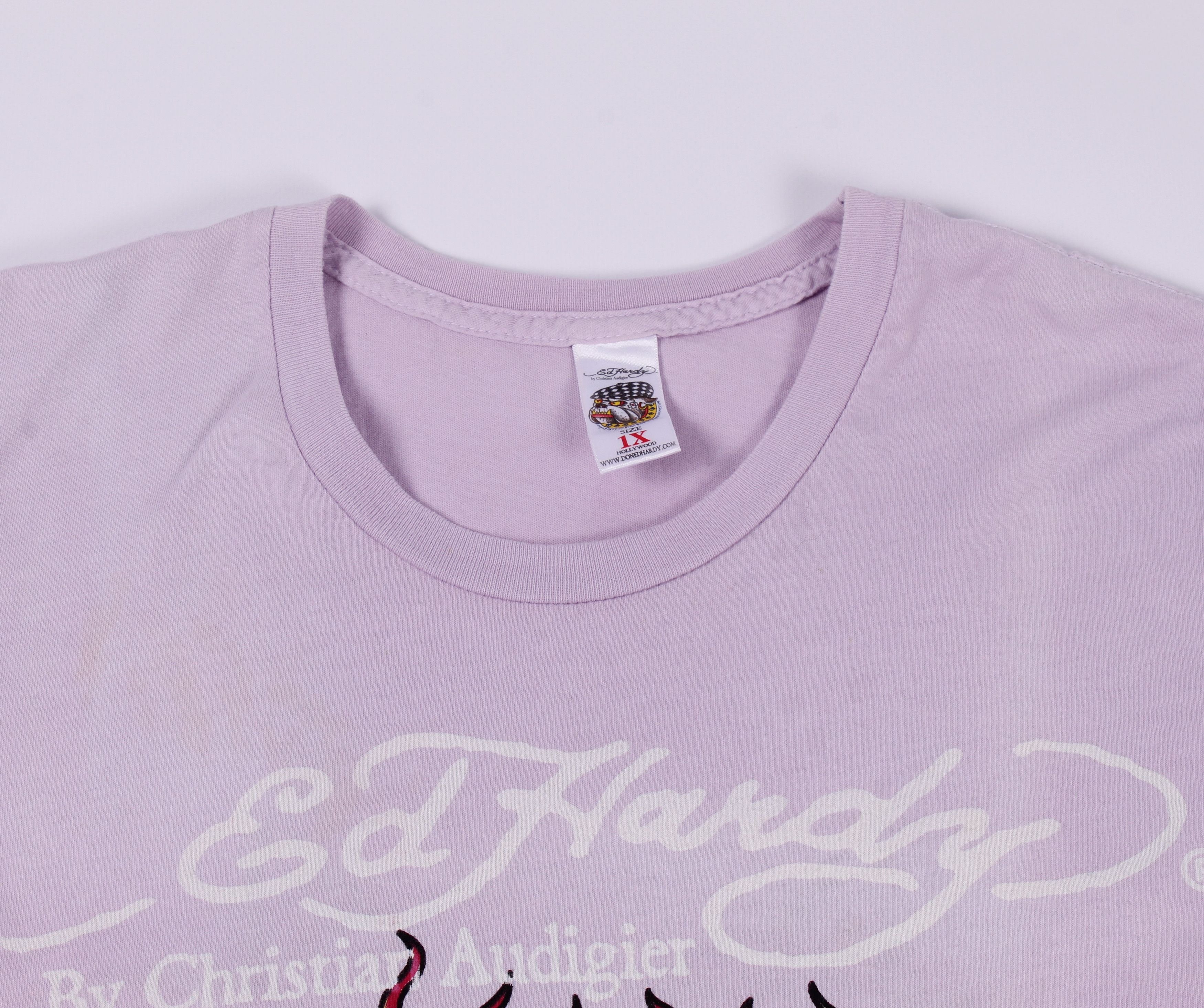 Ed Hardy Tattoo Printed Tshirt