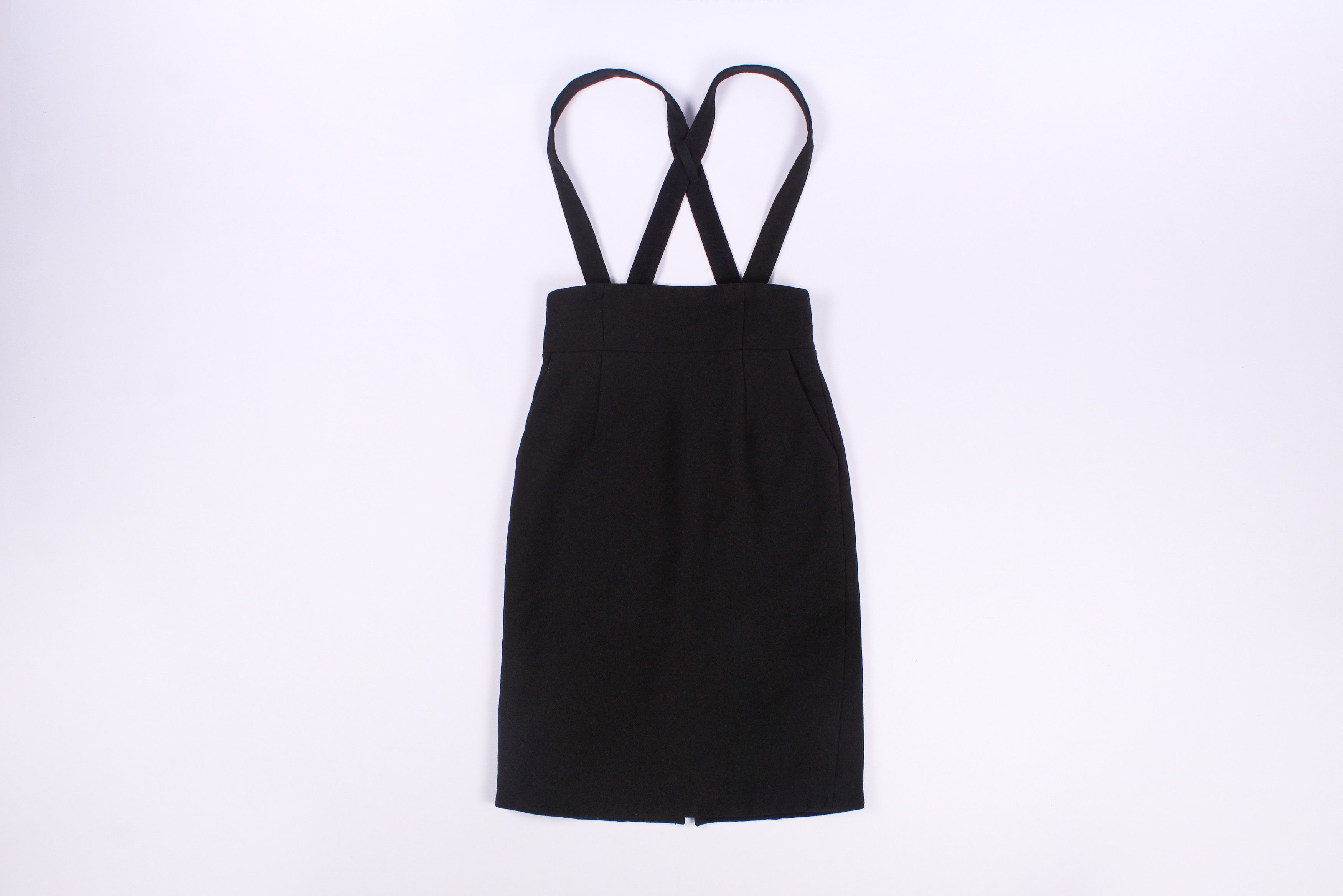 image of Adam Et Rope Japanese Skirt With Laces in Black, Women's (Size 27)