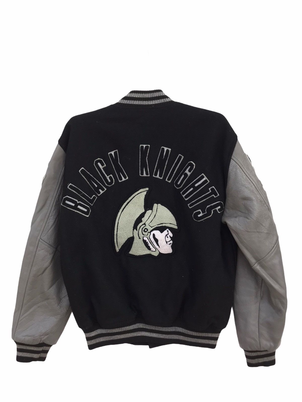 Vintage Rare!! Vintage Black Knight Company Varsity Jacket Size US M / EU 48-50 / 2 - 1 Thumbnail