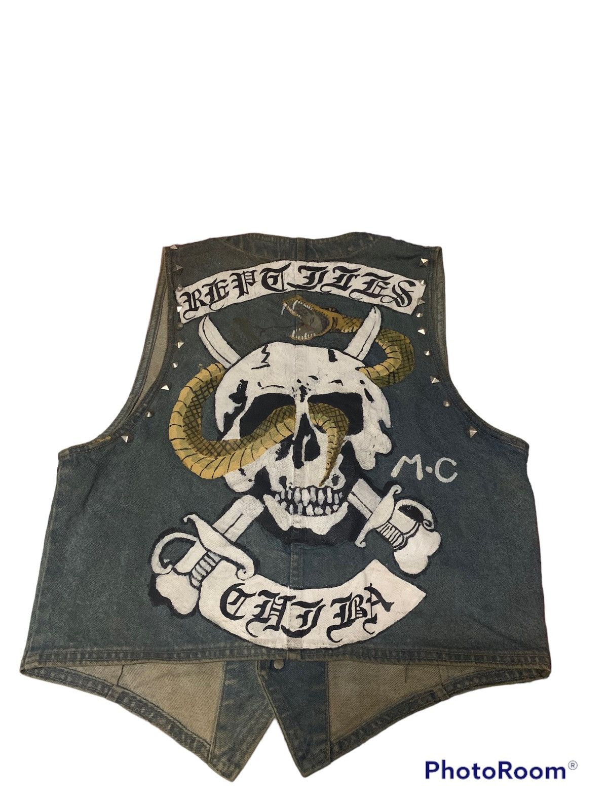 Japanese Brand × Seditionaries RARE Japan denim punk vest jacket Size US S / EU 44-46 / 1 - 1 Thumbnail