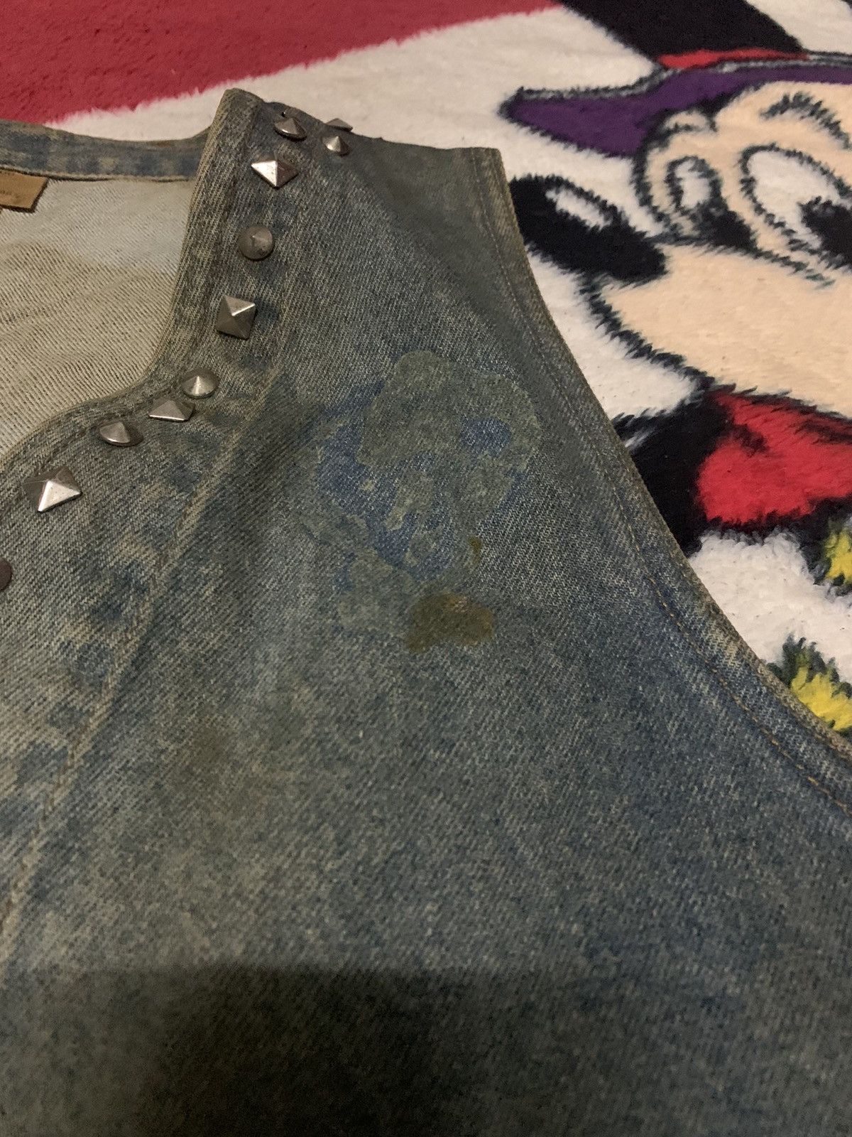 Japanese Brand × Seditionaries RARE Japan denim punk vest jacket Size US S / EU 44-46 / 1 - 6 Thumbnail
