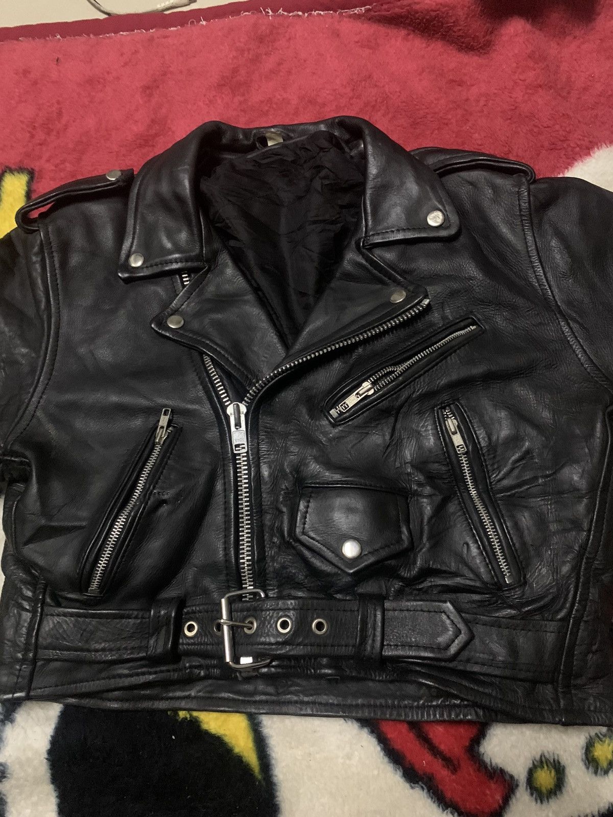 Japanese Brand RARE bikers jacket double collar 90s style Size L / US 10 / IT 46 - 3 Thumbnail
