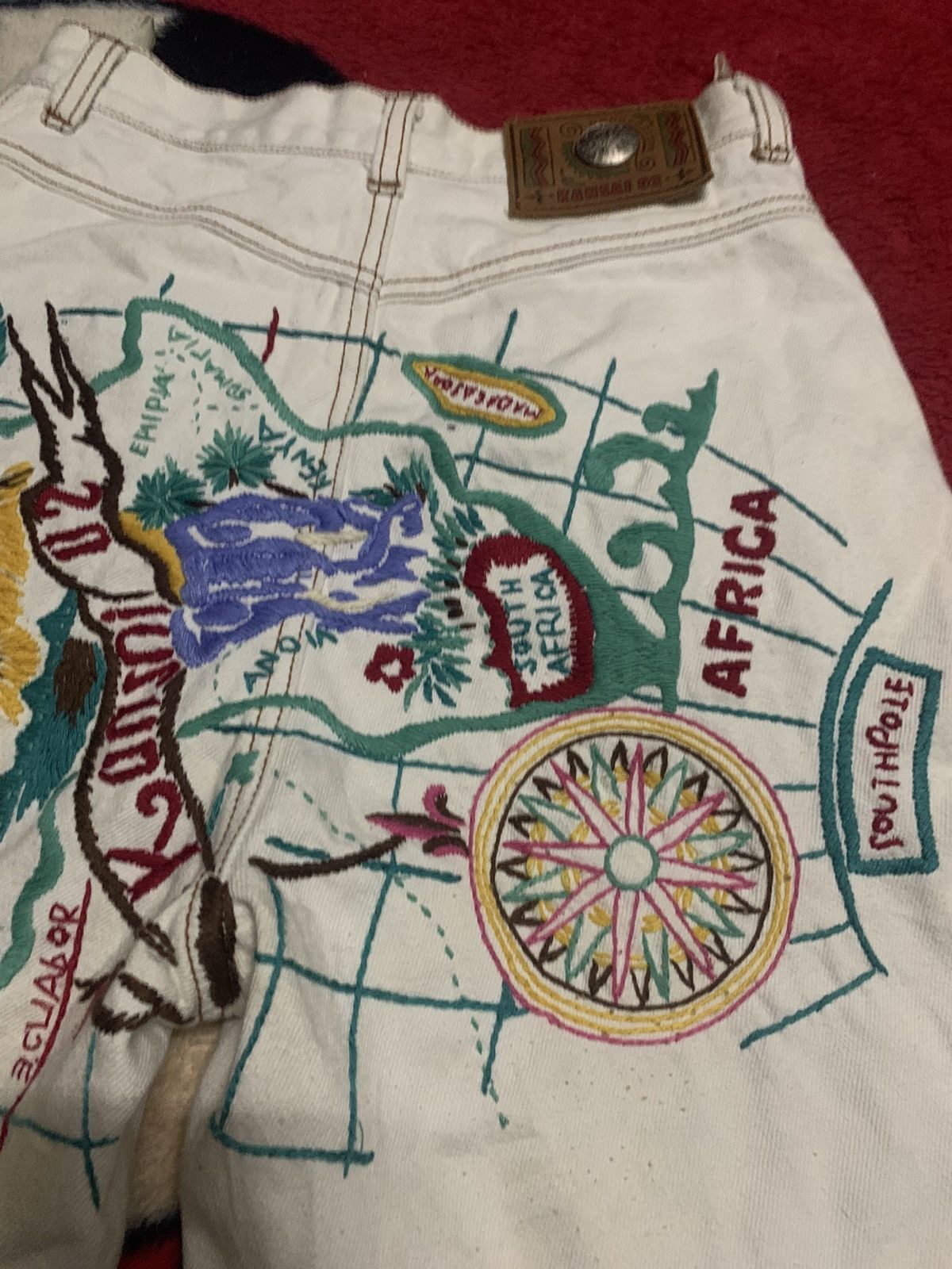 Kansai Yamamoto RARE kansai yamamoto short pant art design Size US 27 - 14 Thumbnail