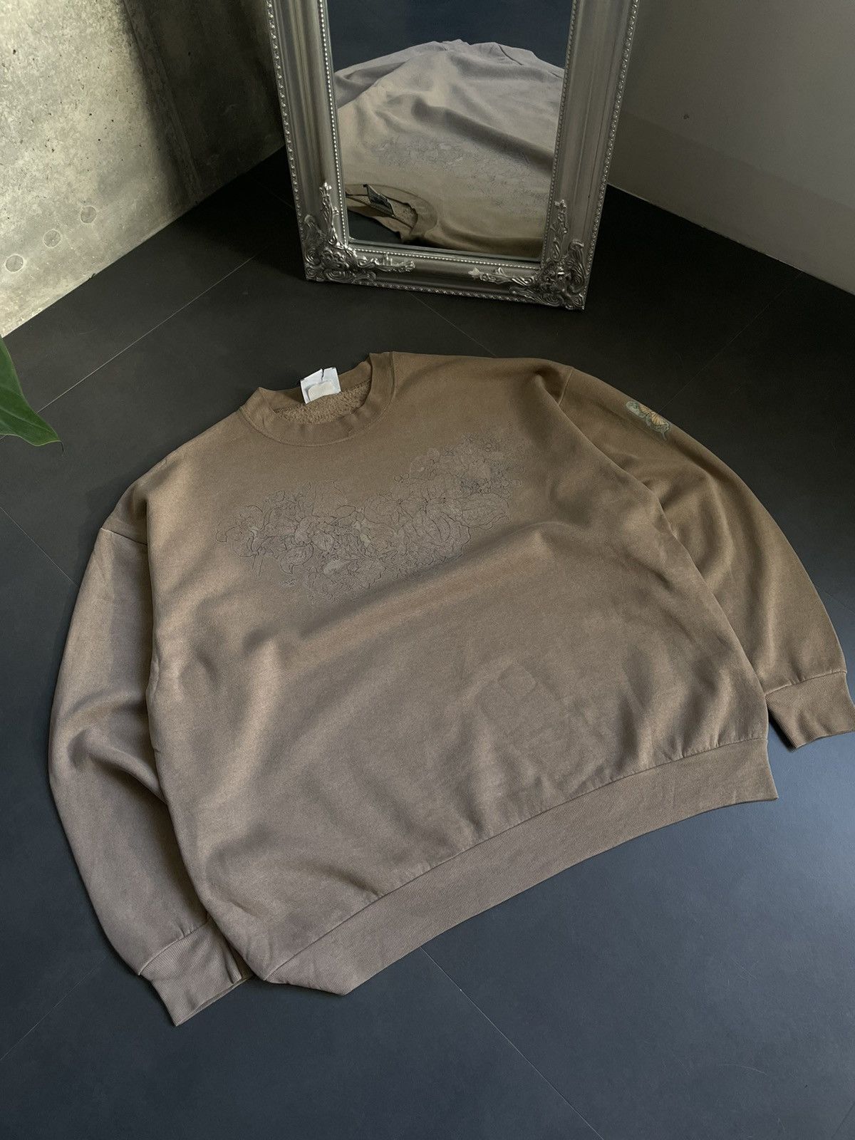 Japanese Brand × Lee × Vintage Vintage 90s Blanked Boxy Oversized Faded Sweatshirt Russel Size US XL / EU 56 / 4 - 2 Thumbnail