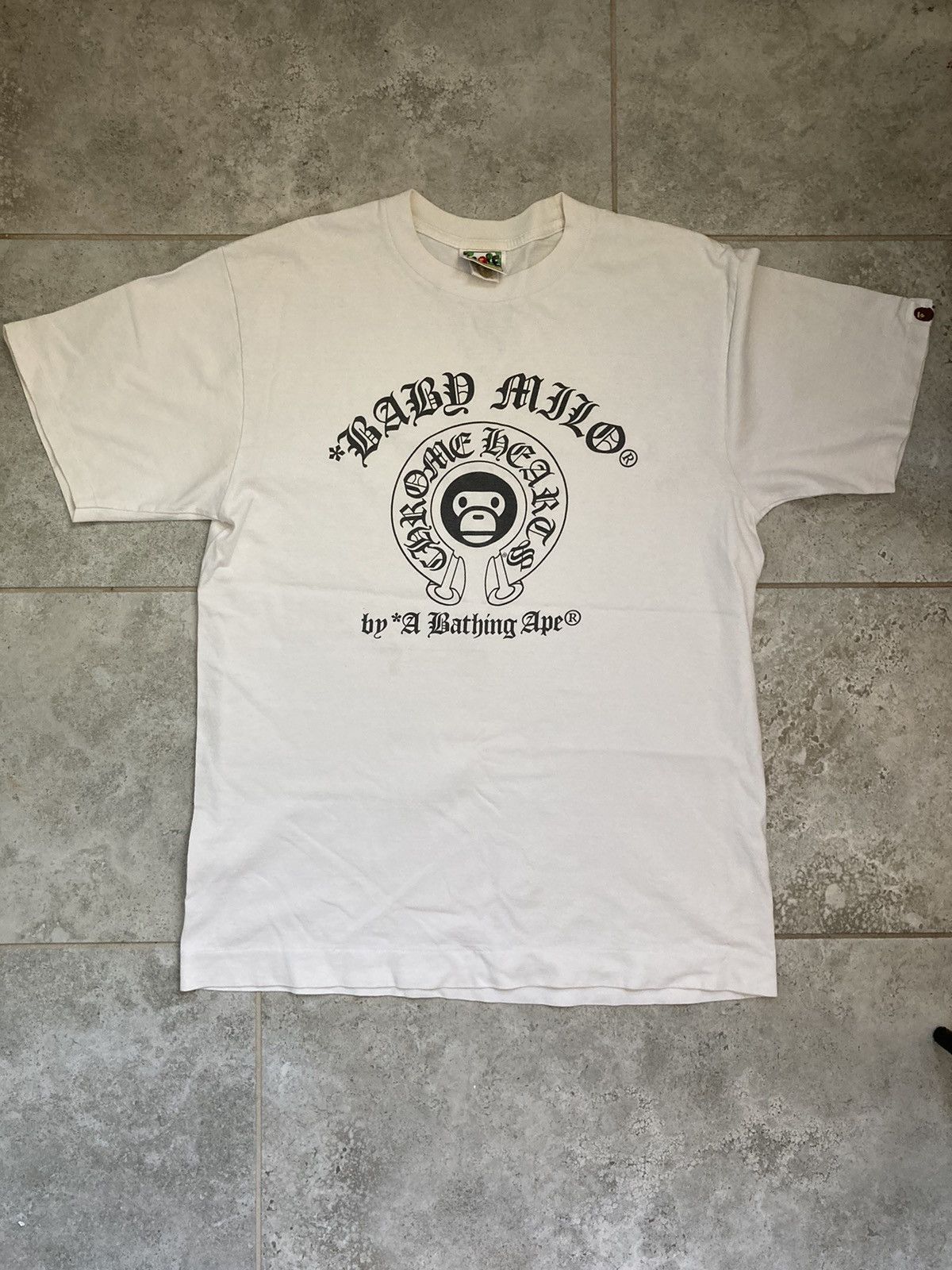 Bape Bape x Chrome Hearts Baby Milo Tee | Grailed